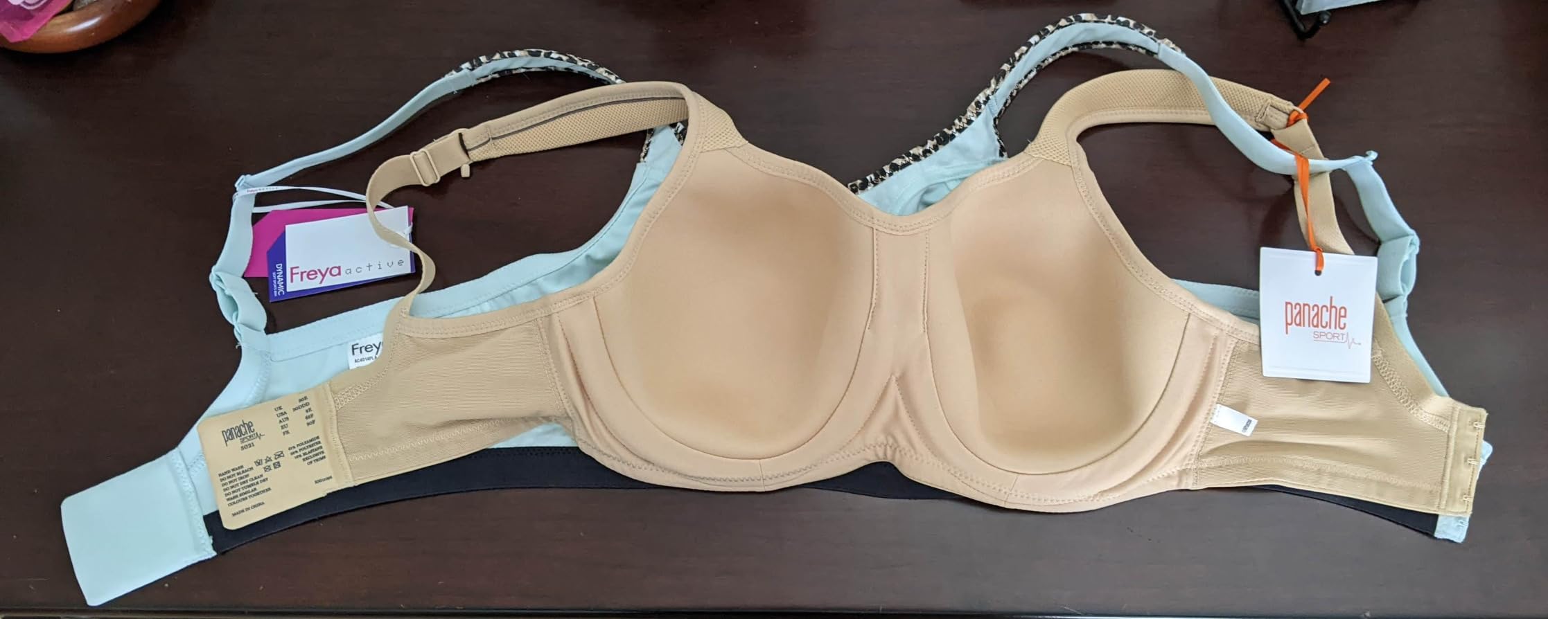 Panache Women's High Impact Underwire Sports Bra Max Support, Moisture Wicking, Heavy Duty Sports Bra for Women customer photo 2