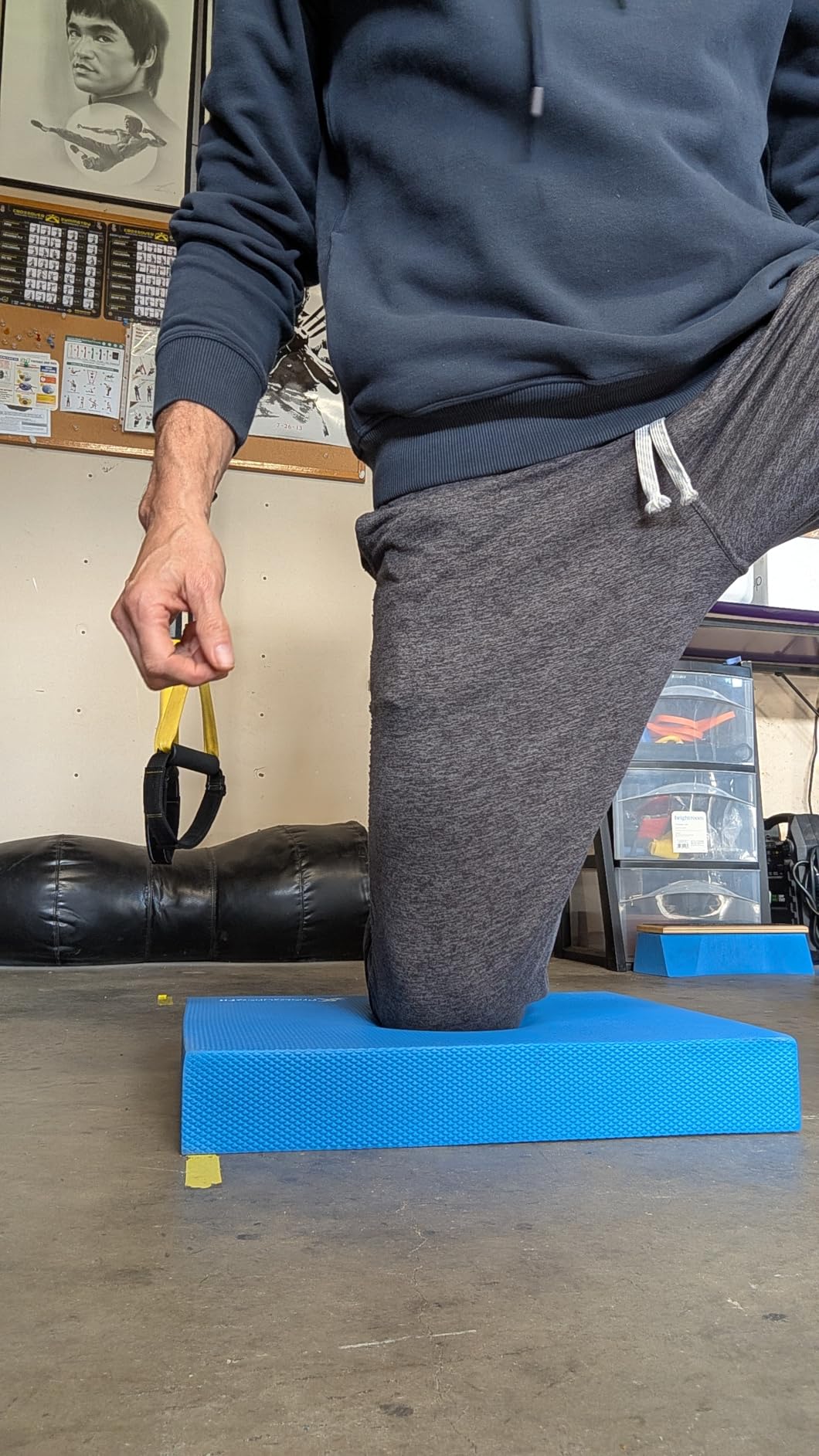 ProsourceFit Exercise Balance Pad 15 x 12 - Blue-ACA customer photo 2