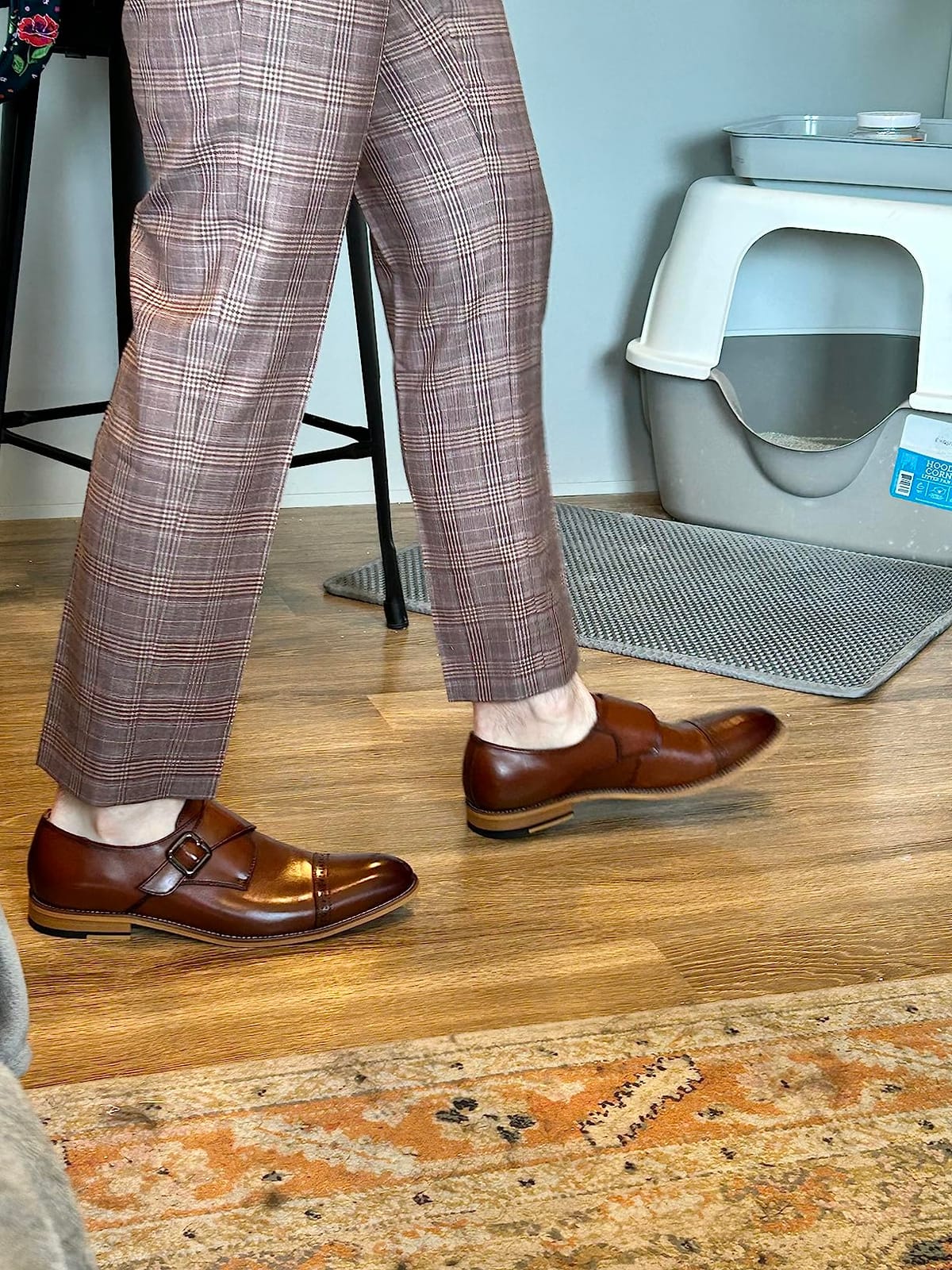 Stacy Adams Desmond Cap-Toe Monk-Strap Loafer customer photo 2
