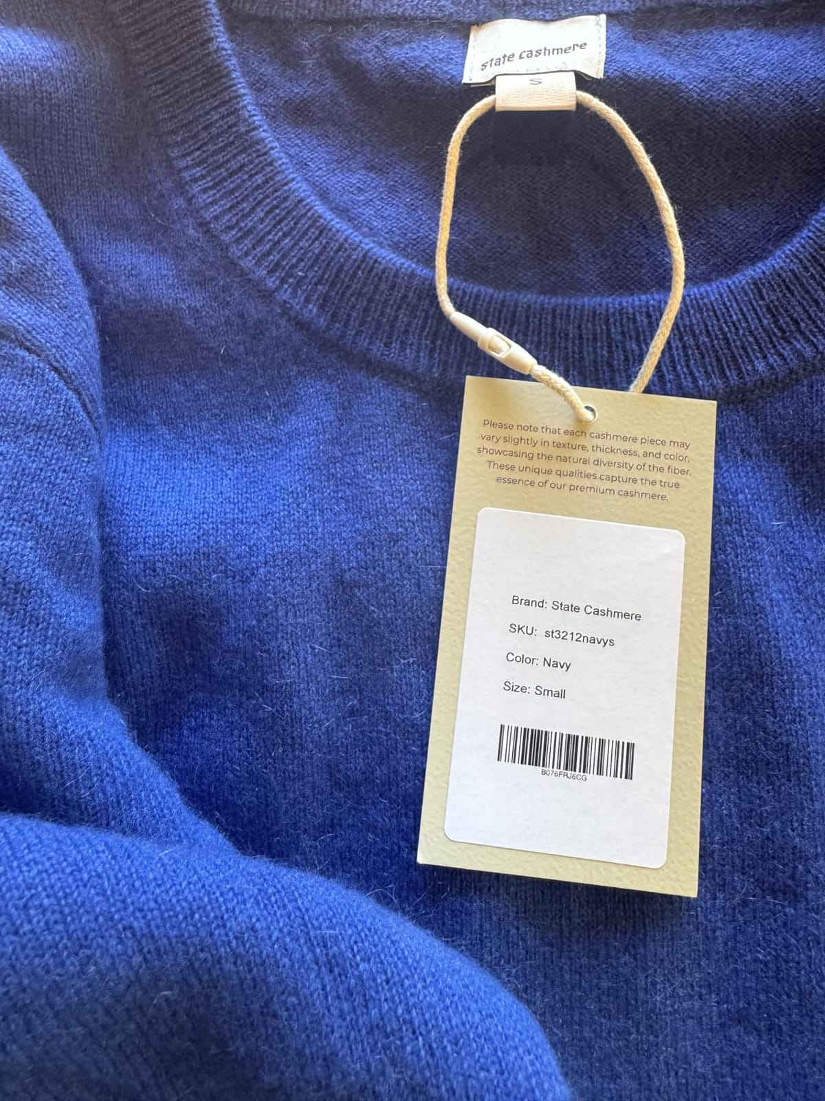 Women's Essential Crewneck Sweater 100% Pure Cashmere Classic Long Sleeve Pullover customer photo 2