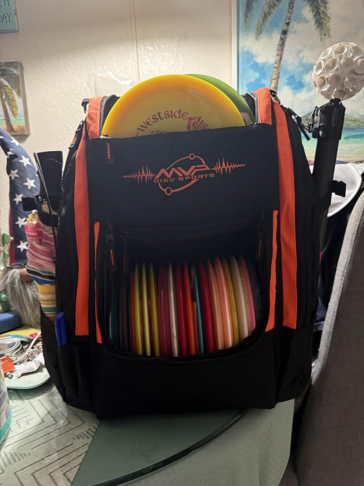 MVP Disc Sports Voyager Lite Backpack Disc Golf Bag (Choose Your Favorite Color) customer photo 1