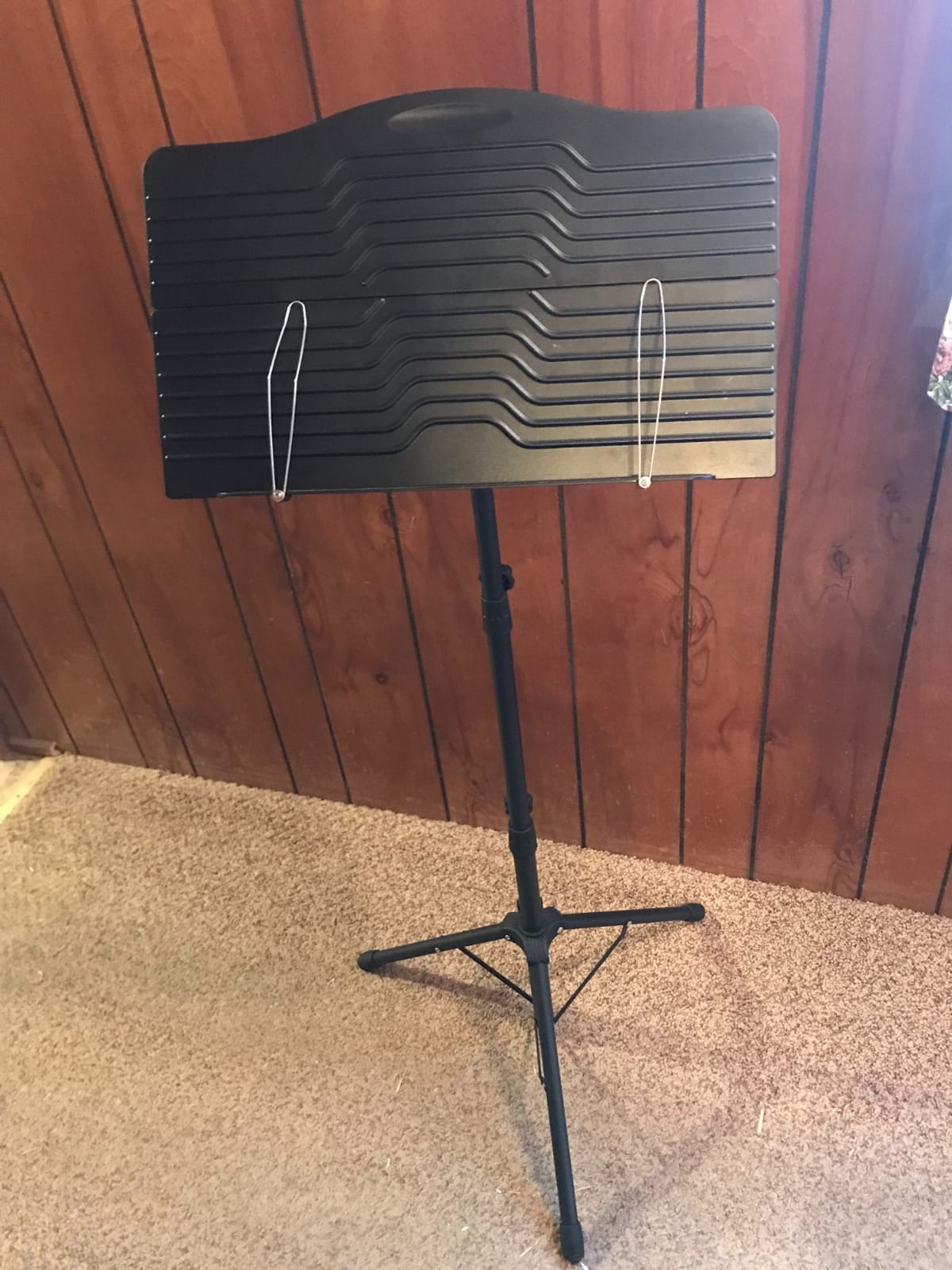 Donner DMS-1 Sheet Music Stand with Light & Carrying Bag | Portable Metal Music Stand, Tabletop Music Book Stand for Guitar, Ukulele, Violin Players customer photo 1
