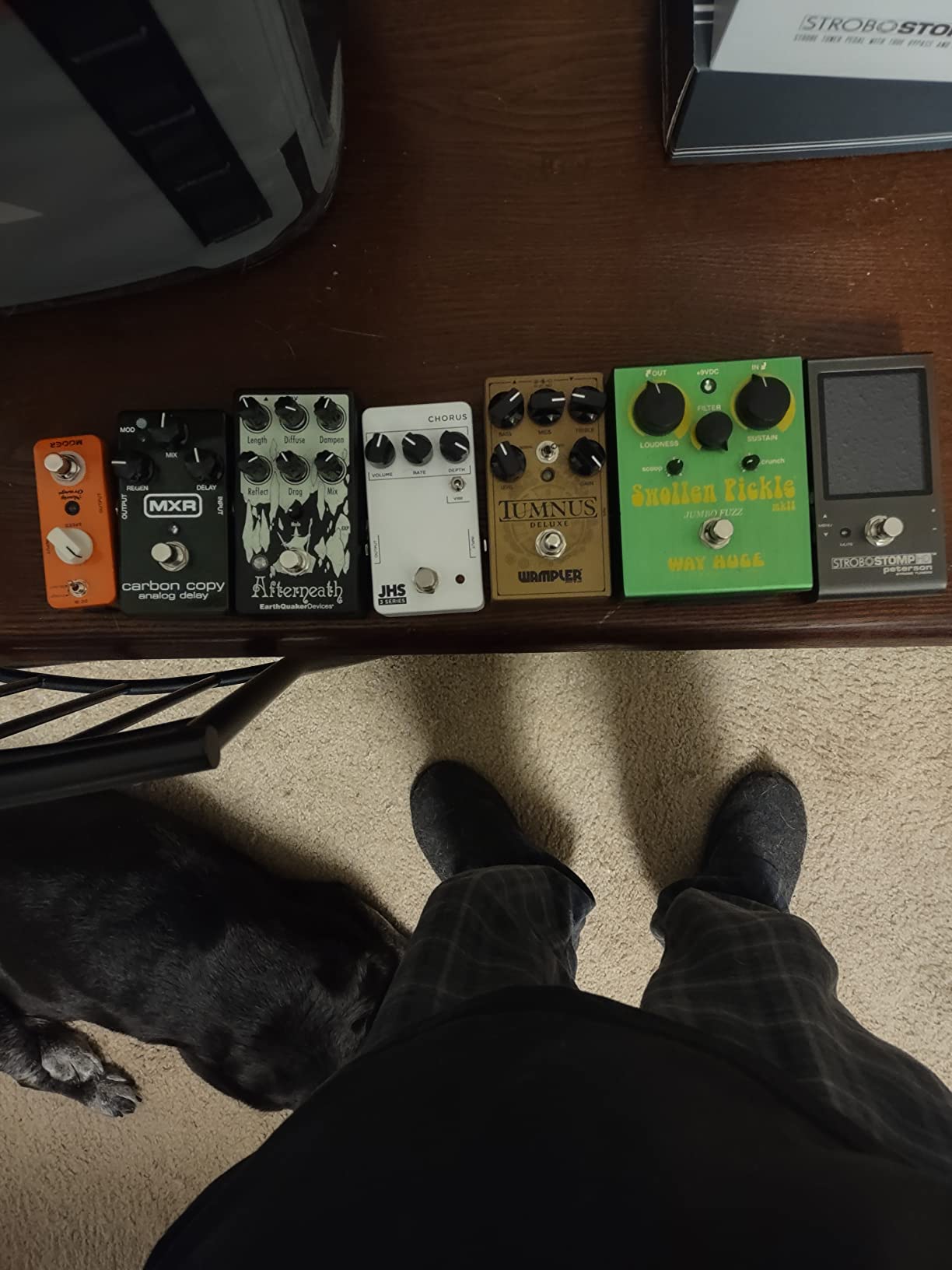 Wampler Tumnus Deluxe Overdrive & Boost Guitar Effects Pedal customer photo 2