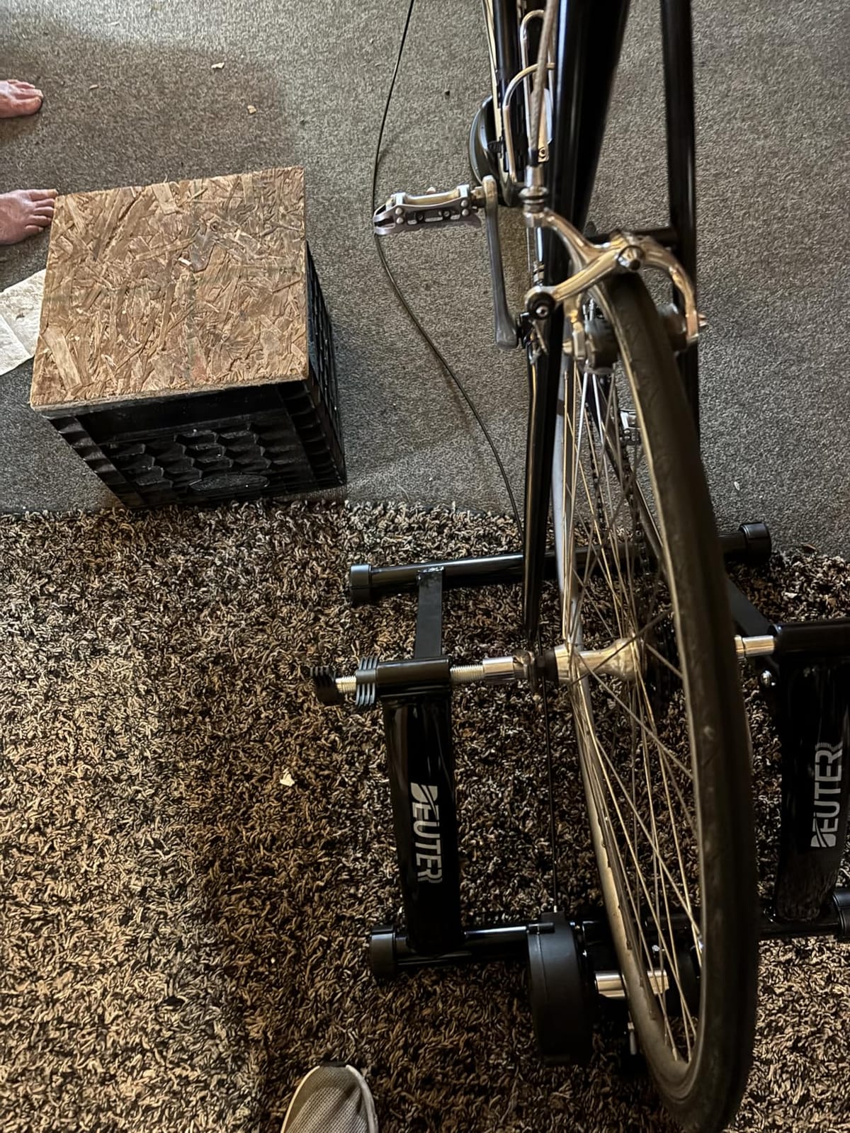 Bike Trainer, Magnetic Bicycle Stationary Stand for Indoor Exercise Riding | 26-29