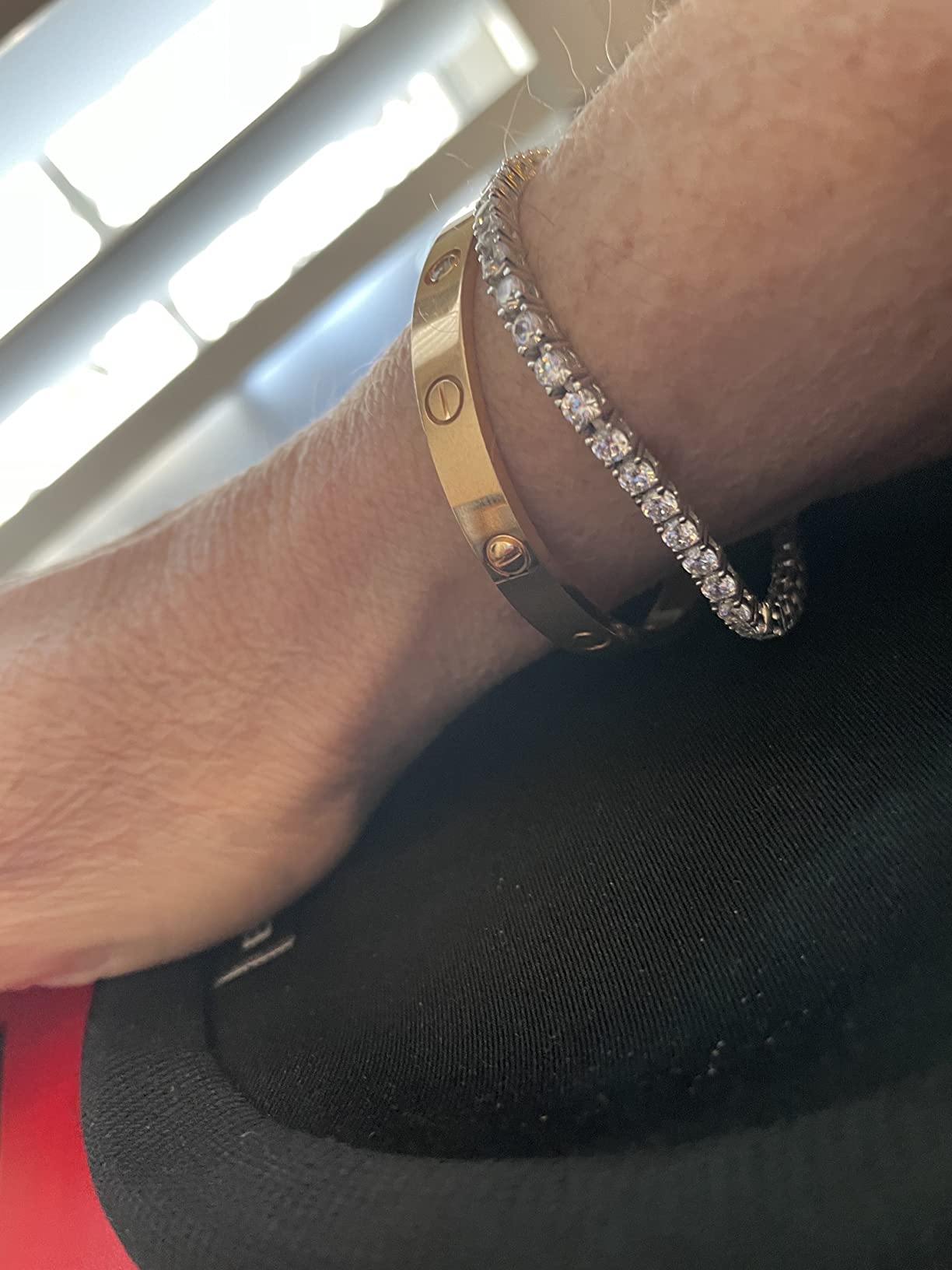 5.00 ct. t.w. CZ Tennis Bracelet in Sterling Silver customer photo 2