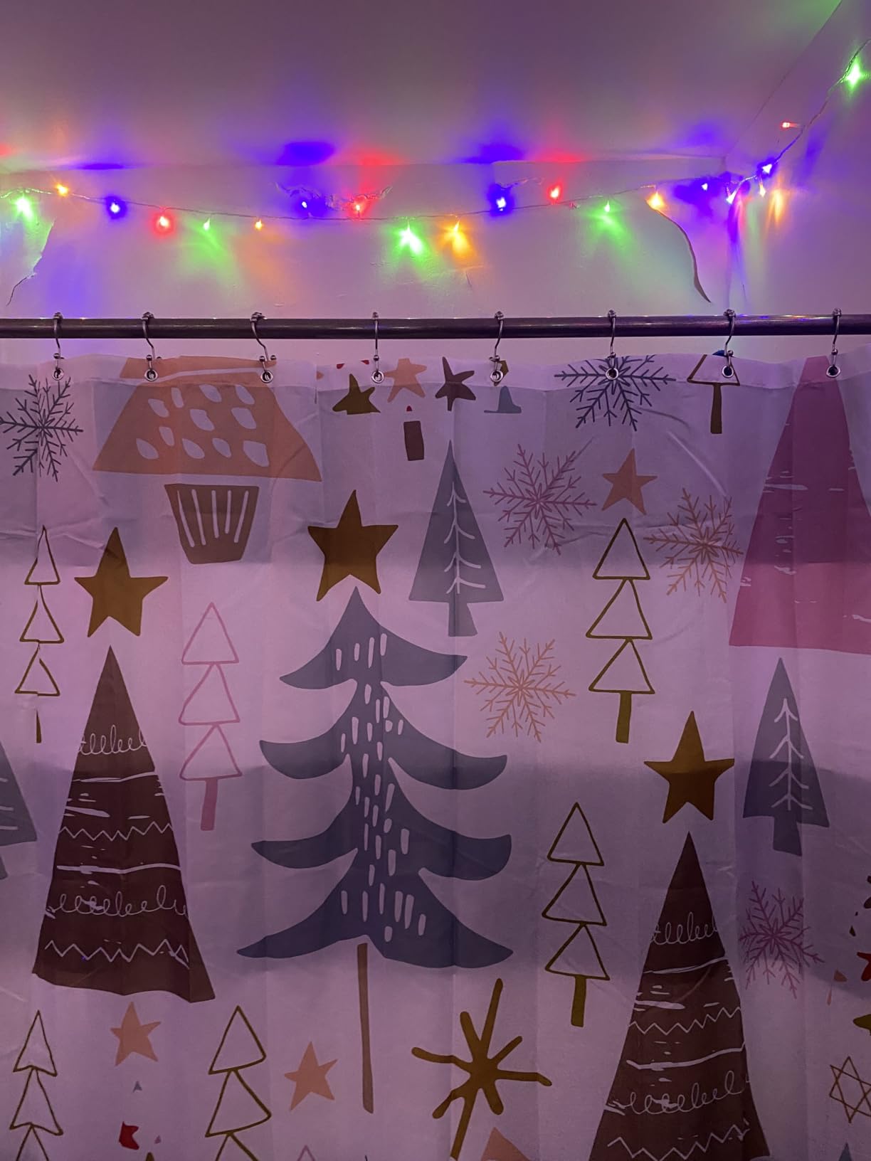 JMEXSUSS 100 LED String Lights Indoor Bedroom Warm White Christmas Lights | 8 Modes Plug in Classroom Lights, 33 ft Connectable Room Fairy Twinkle Light Outdoor for Mirror Room Home Garden Xmas Tree customer photo 1