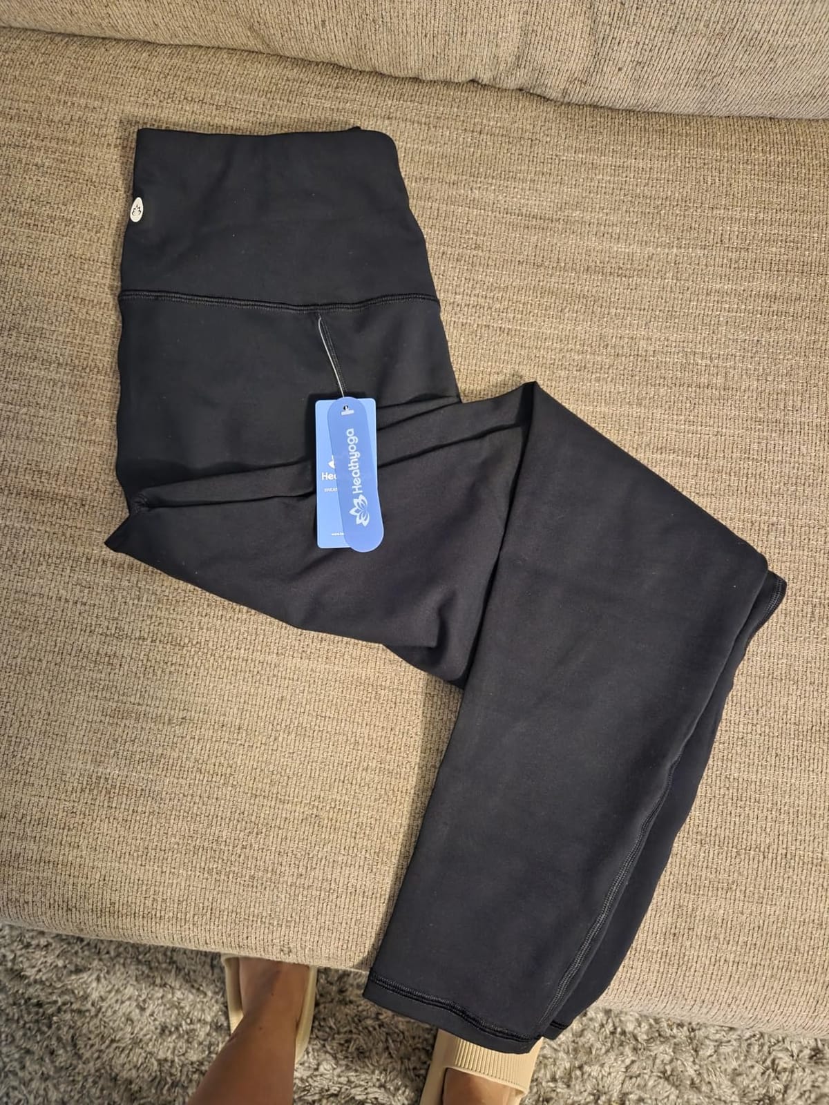Heathyoga Leggings with Pockets for Women Tummy Control High Waisted Yoga Pants Women Compression Workout Leggings customer photo 1