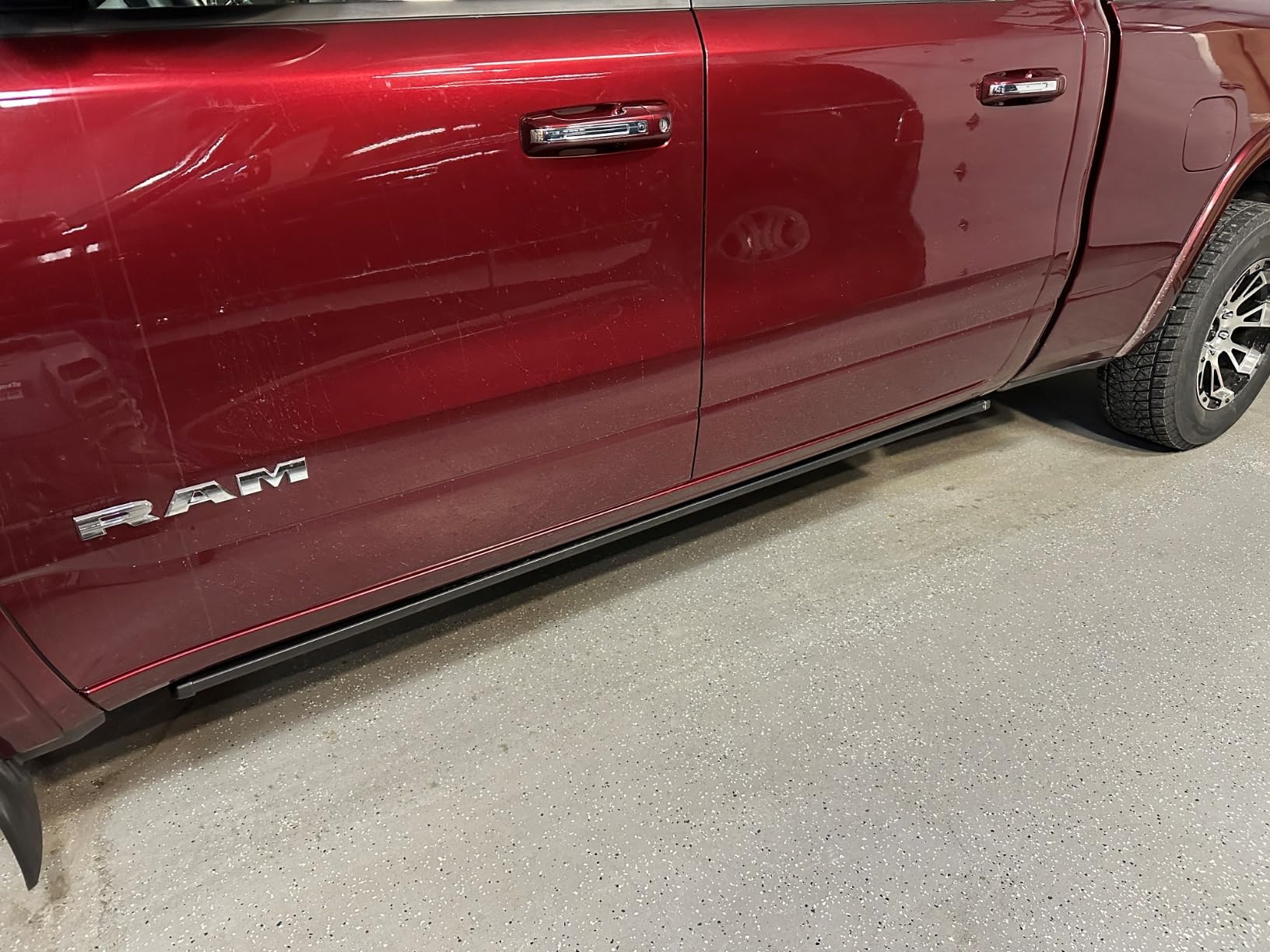 RealTruck AMP Research PowerStep Plug-N-Play Retractable Electric Truck Steps with LED Step Lights | Fits 2019 - 2024 RAM 1500 | 76240-01A customer photo 2