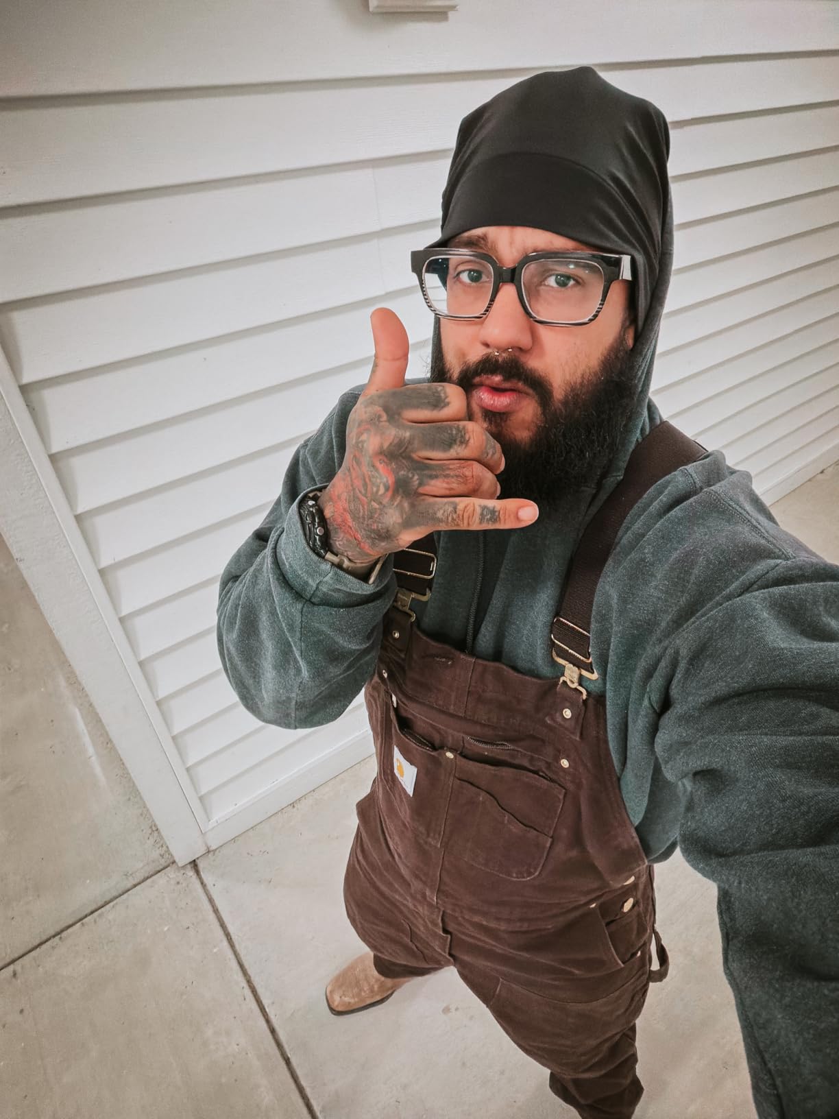 Carhartt Men's Iconic R01 Duck Bib Overall customer photo 2