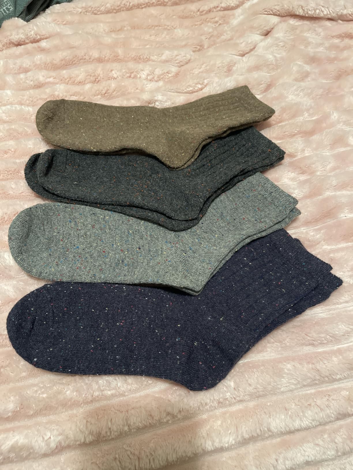 Sandsuced 5 Pack Merino Wool Boot Hiking Socks for Women Warm Winter Thick Thermal Cozy Work Soft Ladies Socks customer photo 2