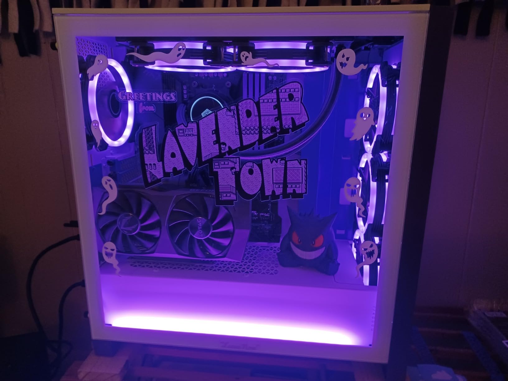 PC Addressable RGB LED Strip Lights Kit - Magnetic PC Case Lighting, 2PCS 42LEDs ARGB Strip for 5V 3pin RGB Header Motherboard Asus Aura, Asrock RGB Led, Gigabyte RGB Fusion, Mystic Light customer photo 2