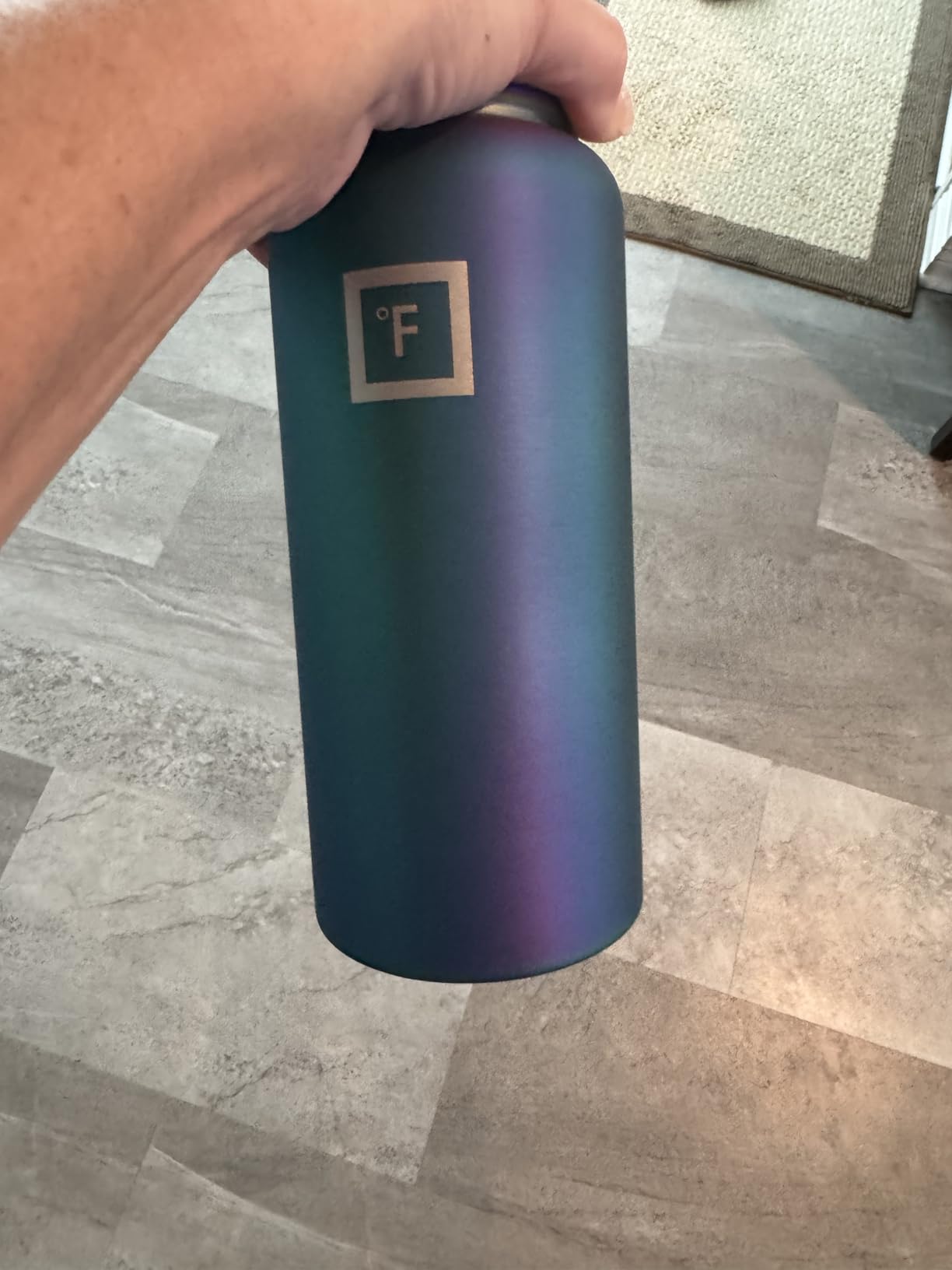 IRON °FLASK 32 oz Wide Mouth Water Bottle with 3 Lids, Insulated Stainless Steel Sports Water Bottle with 3 Leakproof Lids - BPA Free, Cold 24 Hrs, Sweat Free customer photo 1