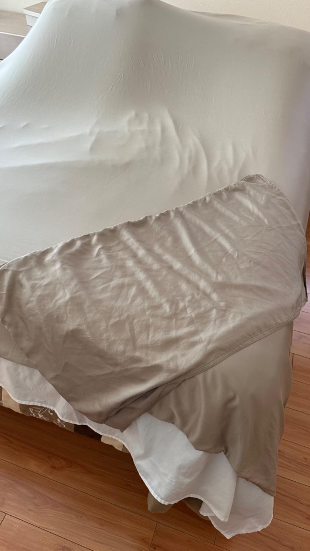 King Duvet Cover by Pure Bamboo, 3 Piece Set, Genuine 100% Organic Viscose Derived from Bamboo, Luxuriously Soft and Cooling, 2 Pillowcases (King, White) customer photo 2