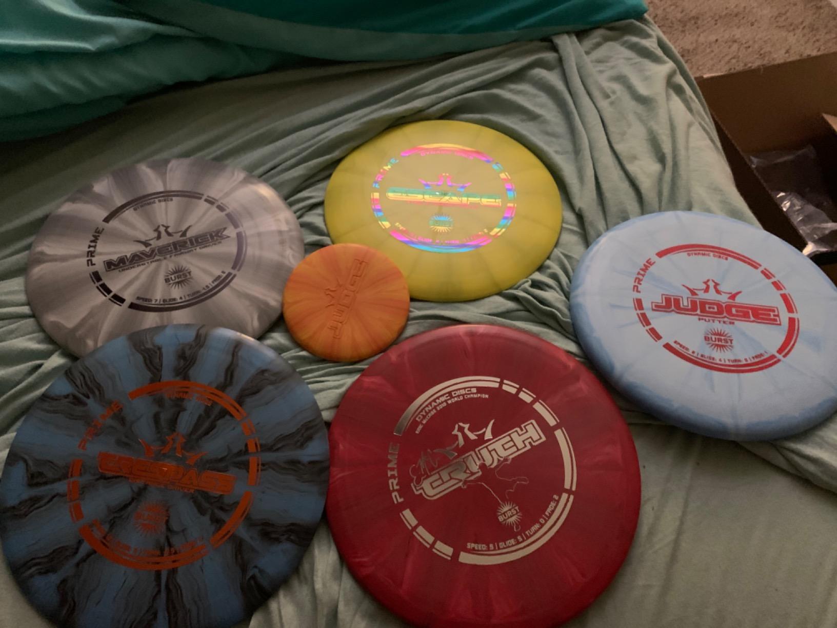 Dynamic Discs Prime Burst 3-Disc Golf Set | Includes Putter, Midrange, Driver, Mini Marker | 170-176g | Starter Disc Golf Accessories for Men | Great Beginner Kit for New Players & Amateurs customer photo 1