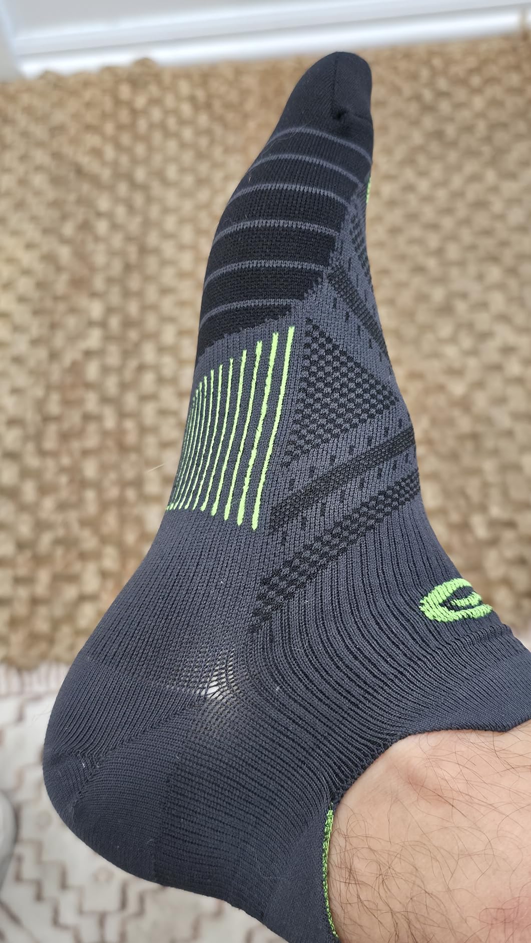 Compression Socks for Men Women Ankle Running Socks for Plantar Fasciitis customer photo 1