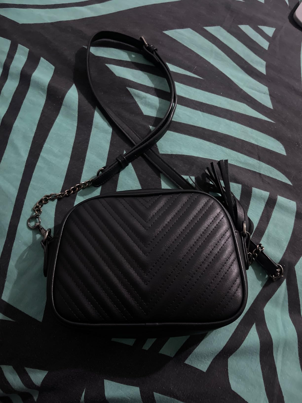 lola mae Quilted Crossbody Bag customer photo 1