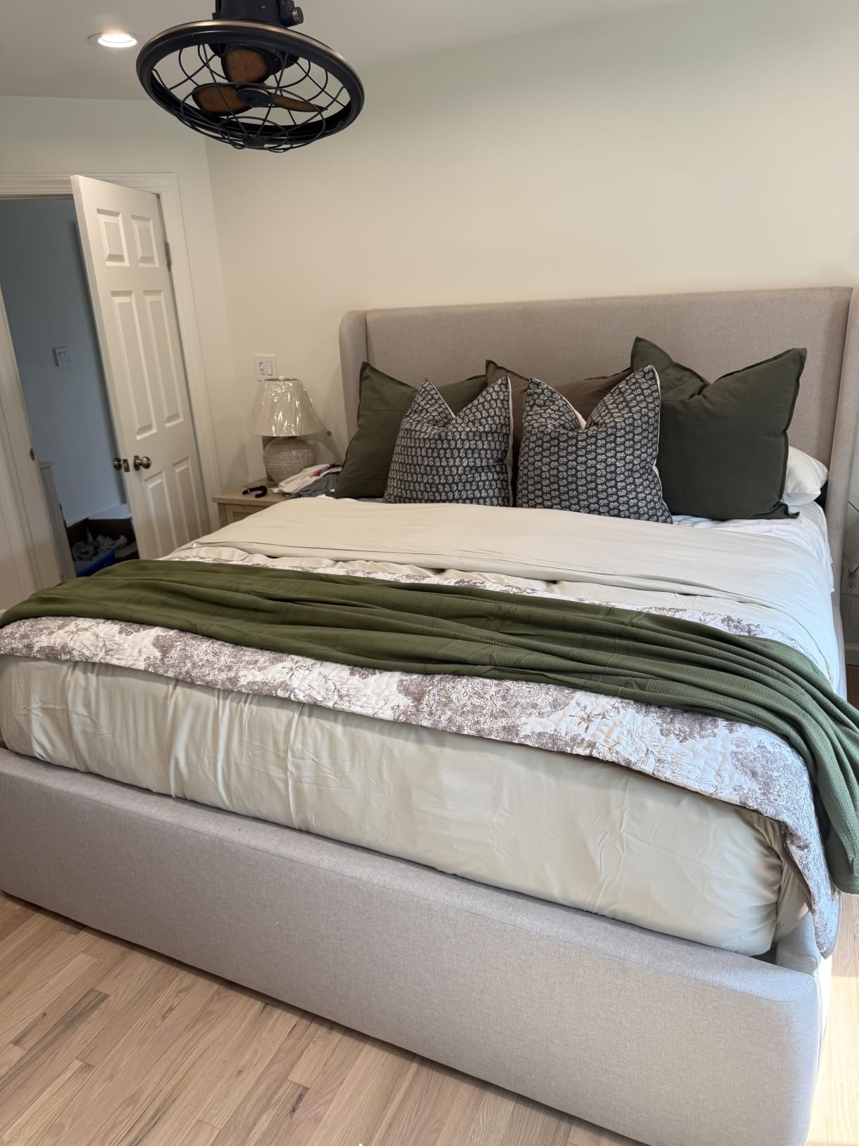 Bedsure Prewashed Duvet Cover King, Cotton-Like Soft Bedding Set, White | Ultra Soft, Relaxed Texture, Breathable Comfort, Hidden Zipper, 8 Corner Ties, Easy Care, OEKO-TEX Certified, Year-Round Use customer photo 1