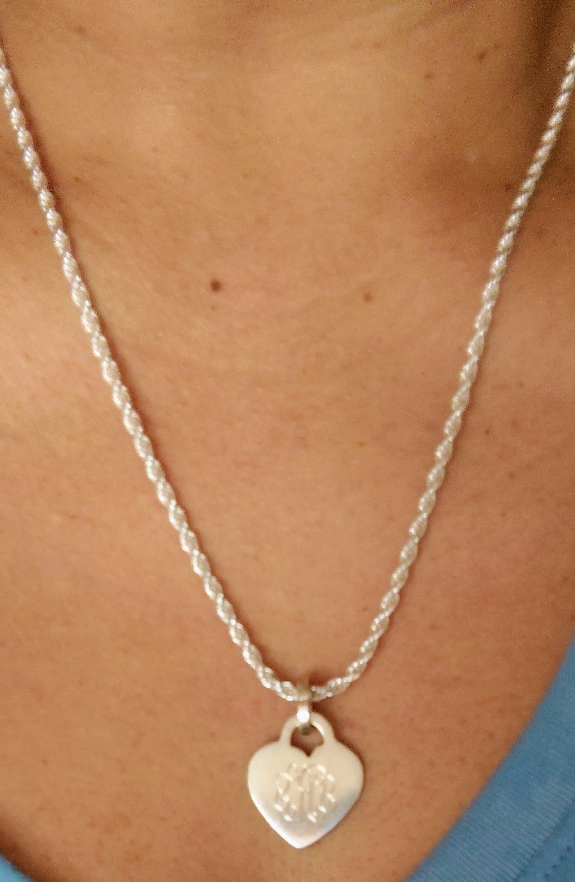 Italian 925 Sterling Silver 2mm 3mm Rope Chain Necklace Men Women customer photo 2