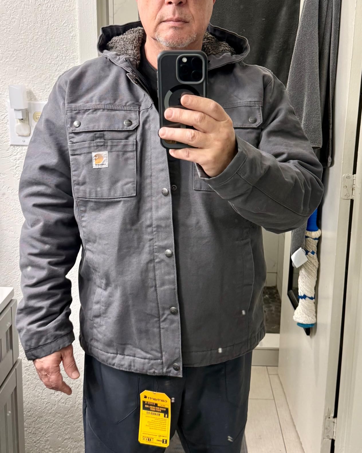 Carhartt Men's Washed Duck Bartlett Jacket customer photo 2