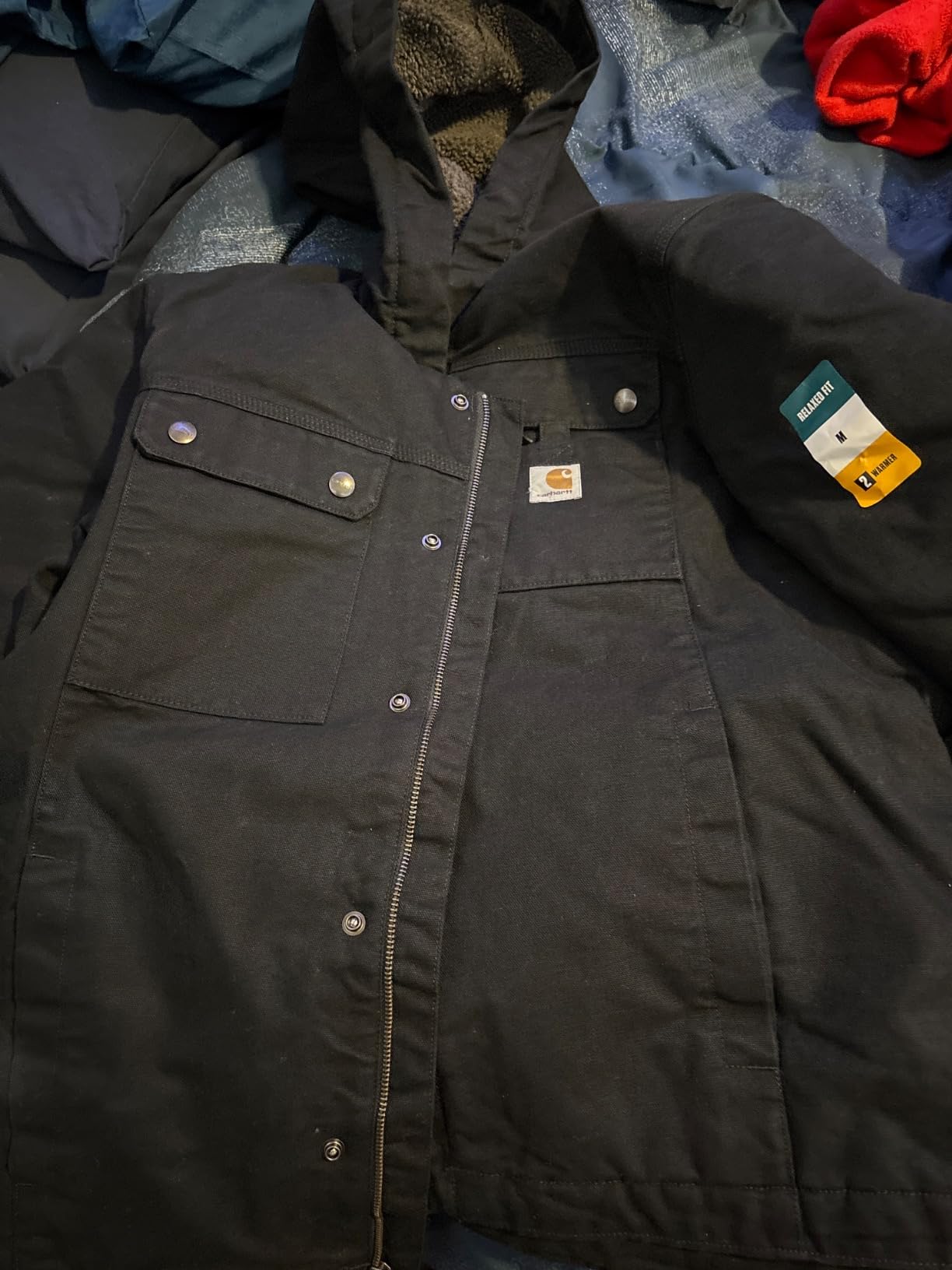 Carhartt Men's Washed Duck Bartlett Jacket customer photo 2
