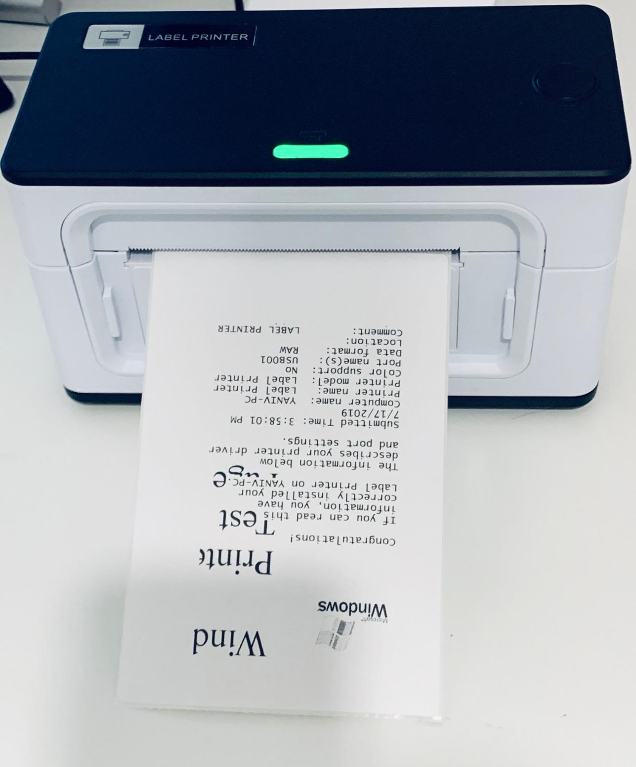 MUNBYN RealWriter 941 Bluetooth USB 4x6 Shipping Thermal Label Printer | USB & Bluetooth, Compatible with macOS & Windows, Supports Amazon Shopify USPS customer photo 1