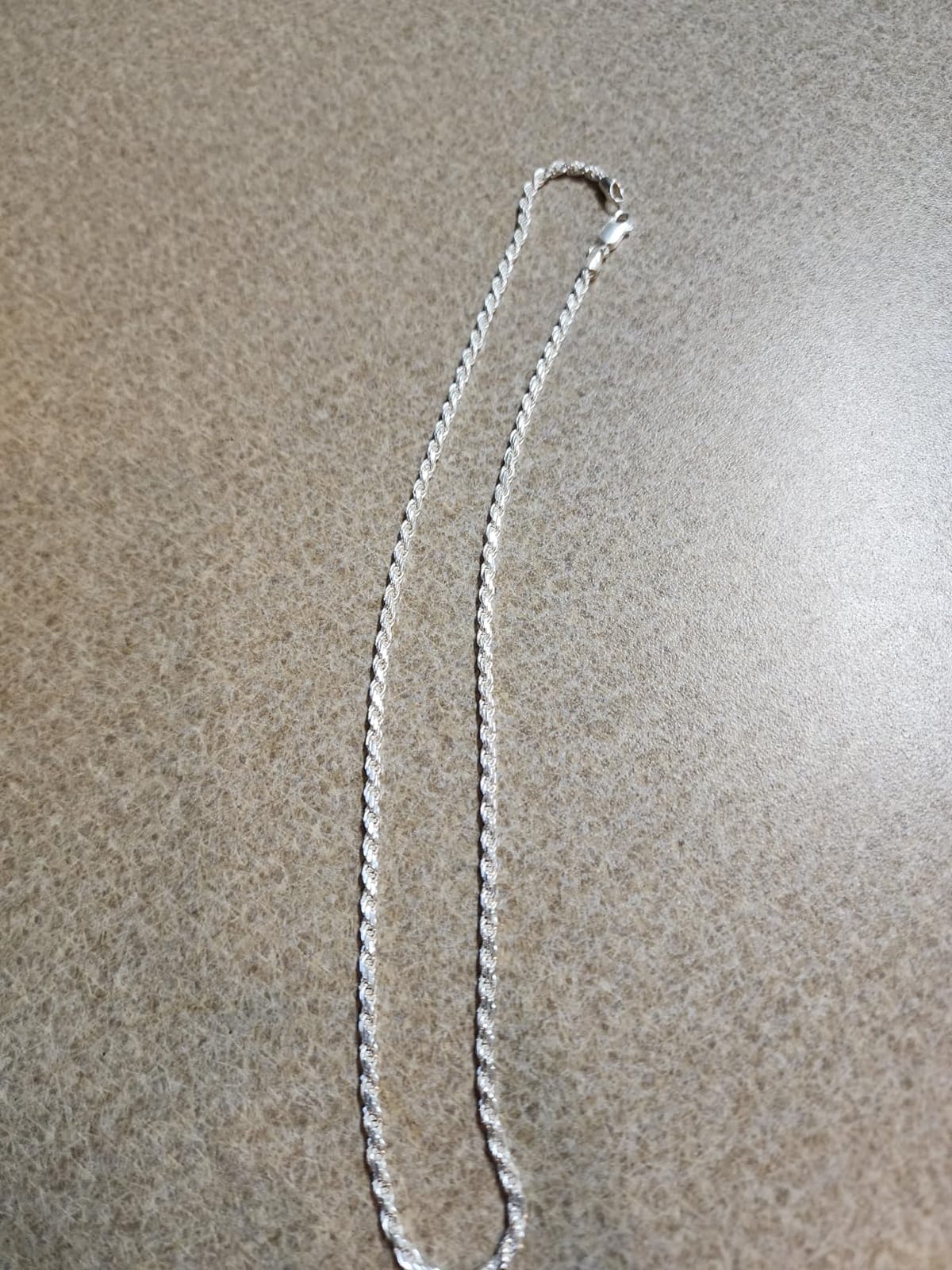 Italian 925 Sterling Silver 2mm 3mm Rope Chain Necklace Men Women customer photo 2