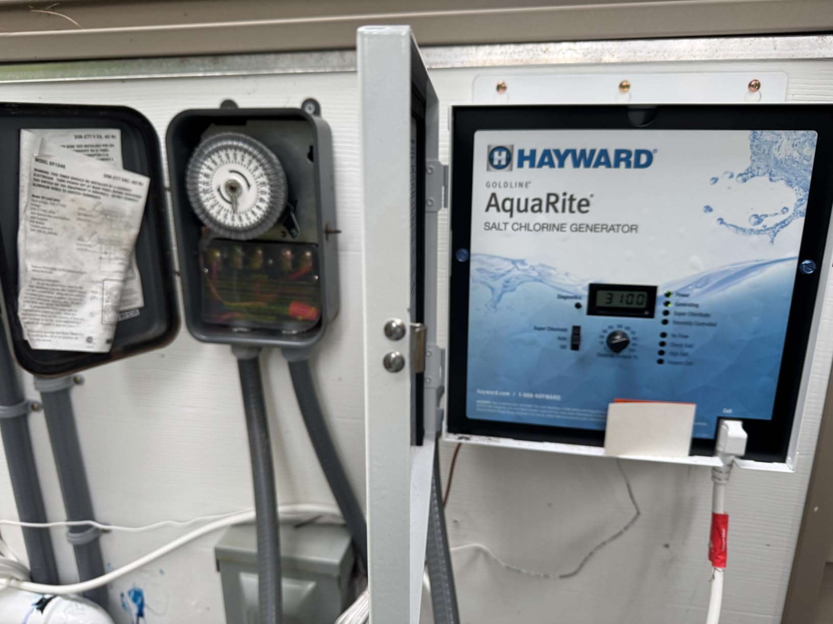 Hayward Aquarite Salt Chlorine Generator for Swimming Pools 40,000 Gallons | W3AQR15 Replacement for AQR15 Saltwater Swimming Pool Chlorination System for In-Ground Pools customer photo 2