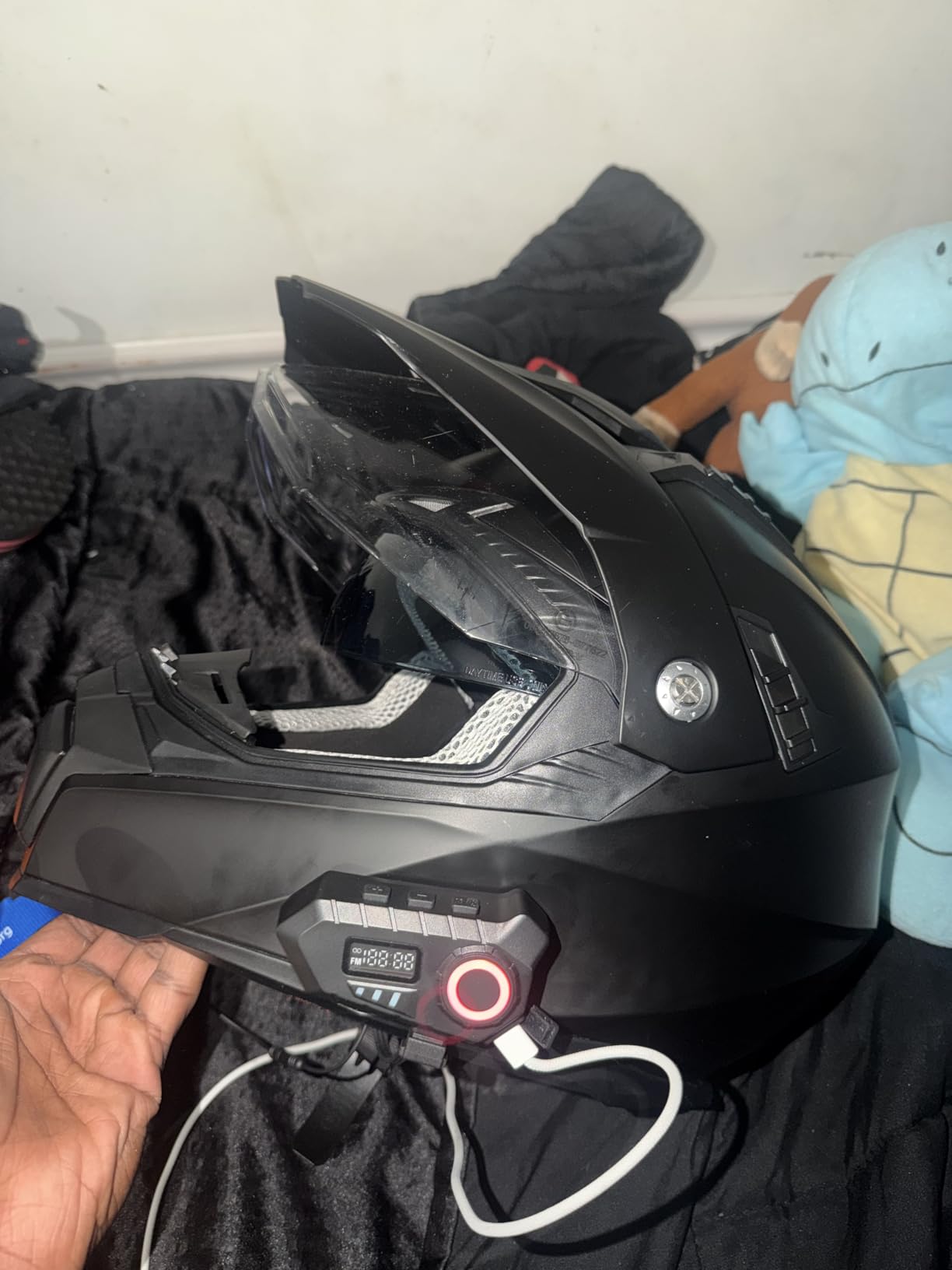 ILM Off Road Motorcycle Dual Sport Helmet Full Face Sun Visor Dirt Bike ATV Motocross Casco DOT Certified Model 606V customer photo 1
