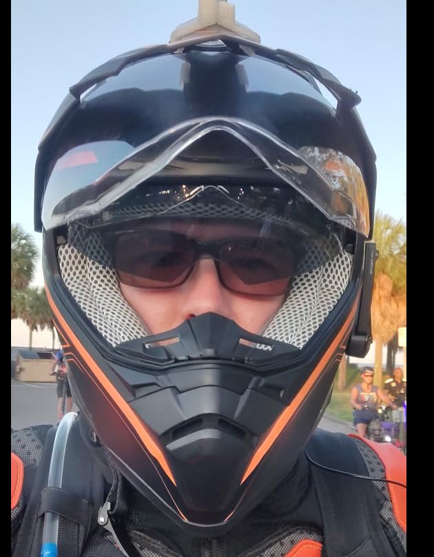 ILM Off Road Motorcycle Dual Sport Helmet Full Face Sun Visor Dirt Bike ATV Motocross Casco DOT Certified Model 606V customer photo 2