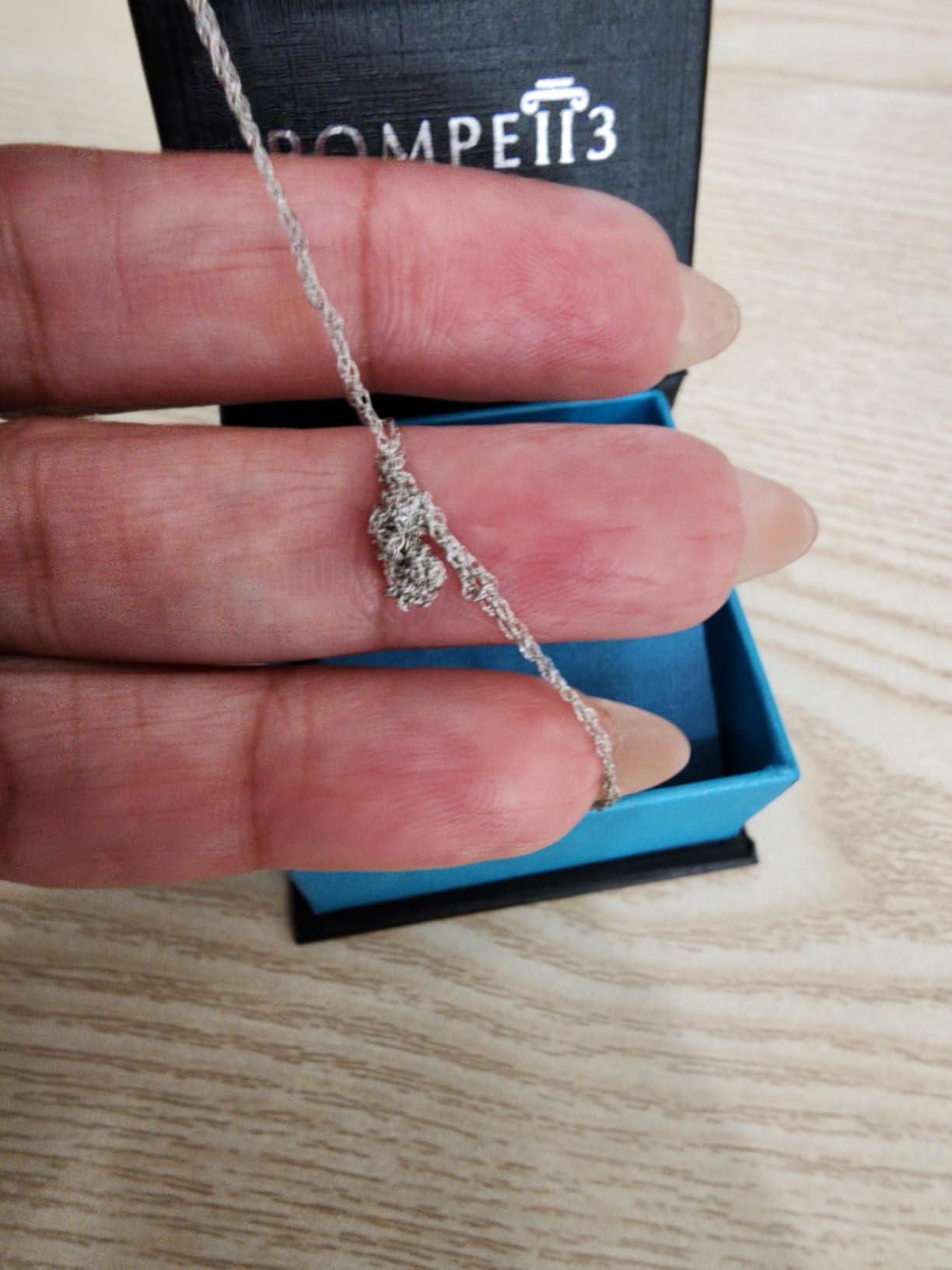Pompeii 1/3 Ct Diamond Solitaire Pendant Necklace in 14k White Or Yellow Gold customer photo 2