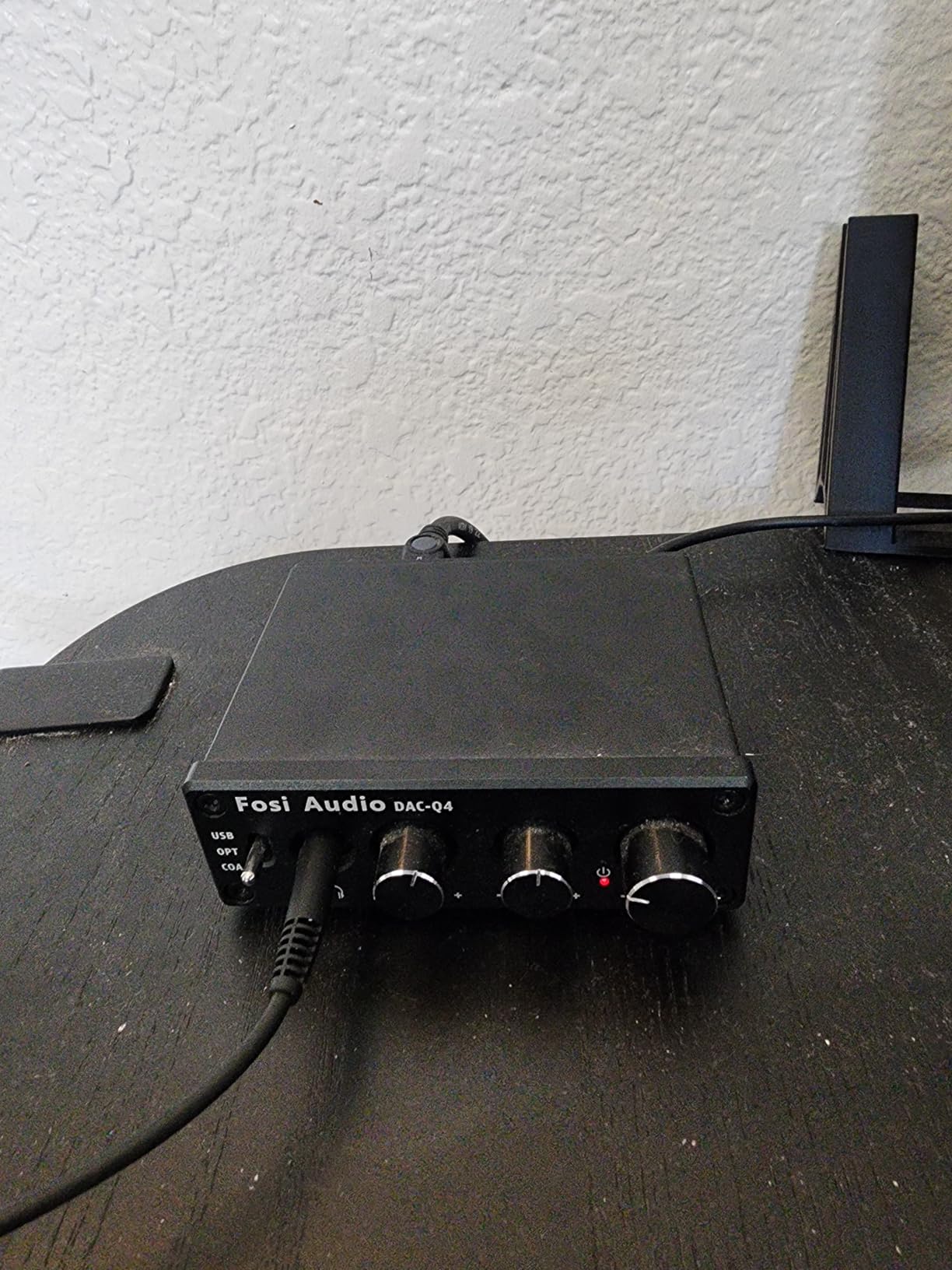 Fosi Audio Q4 DAC Headphone Amp for PC, Desktop Digital to Analog Audio Converter for Home Stereo Amplifier and Powered Speakers, PC-USB/Optical/Coaxial Inputs, 3.5mm Headphone/RCA Outputs customer photo 2
