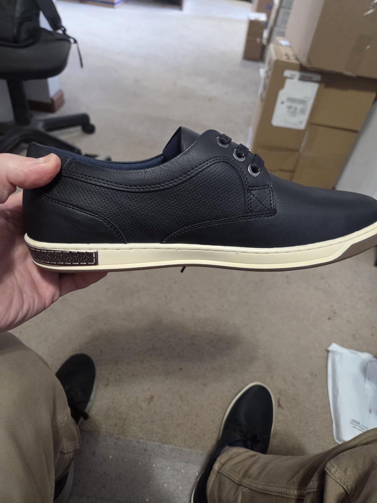 Jousen Men's Business Casual Shoes Dress Sneakers customer photo 2