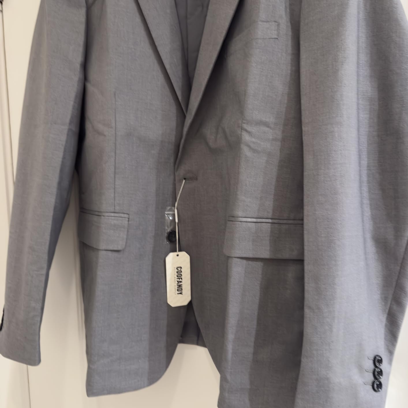 Mens Sport Coat Casual Blazer One Button Business Suit Jacket customer photo 2