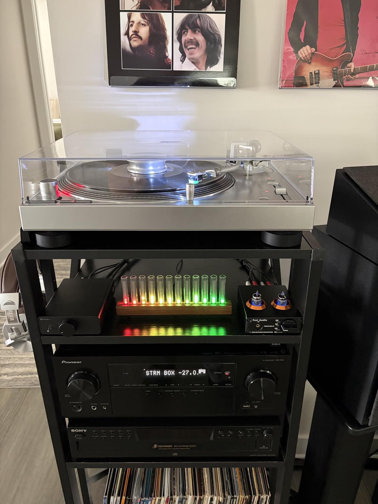 Fosi Audio Box X2 Phono Preamp - Mini Stereo Audio Hi-Fi Preamplifier with Gain Gear for MM Turntable customer photo 1