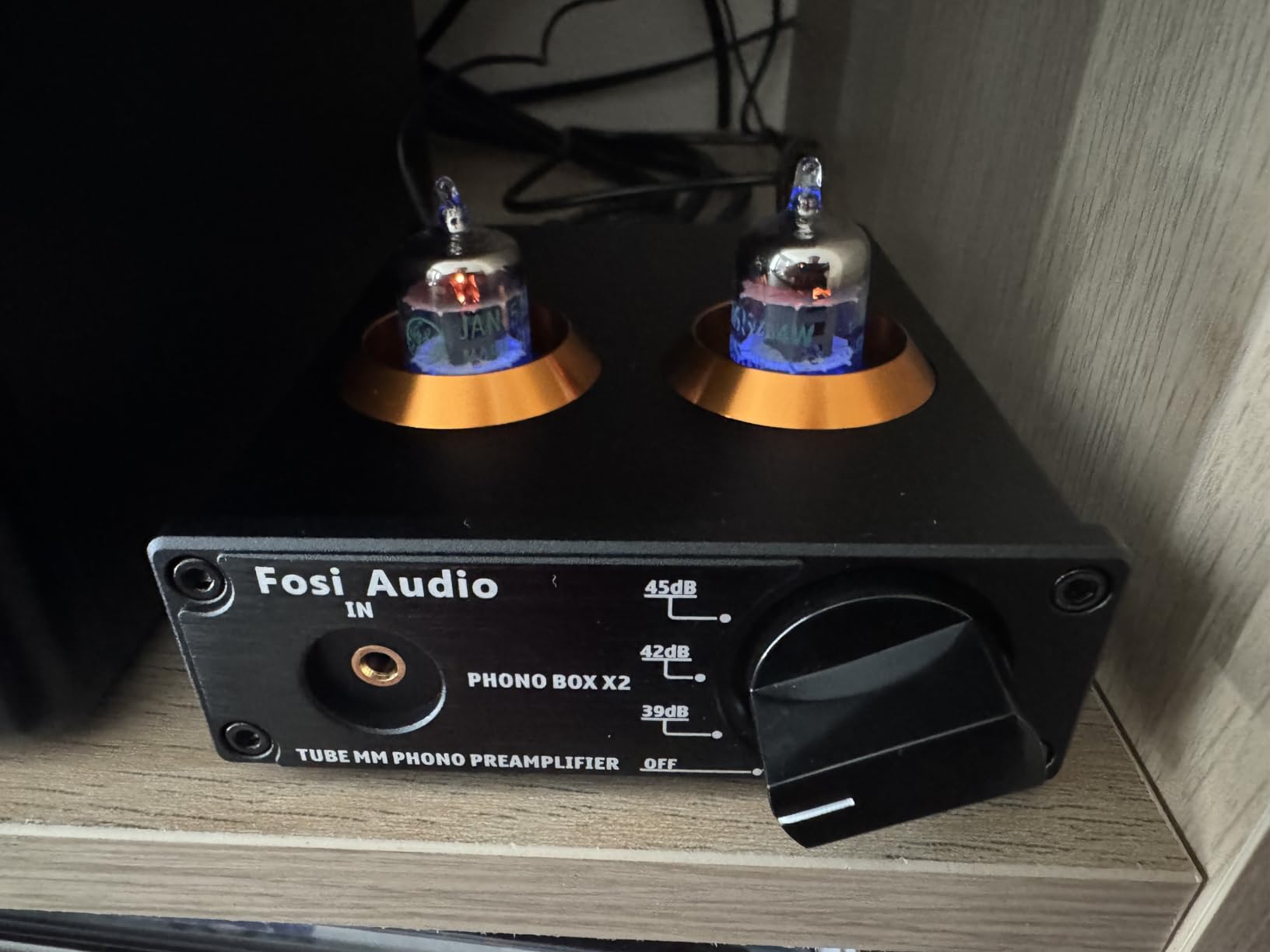 Fosi Audio Box X2 Phono Preamp - Mini Stereo Audio Hi-Fi Preamplifier with Gain Gear for MM Turntable customer photo 2
