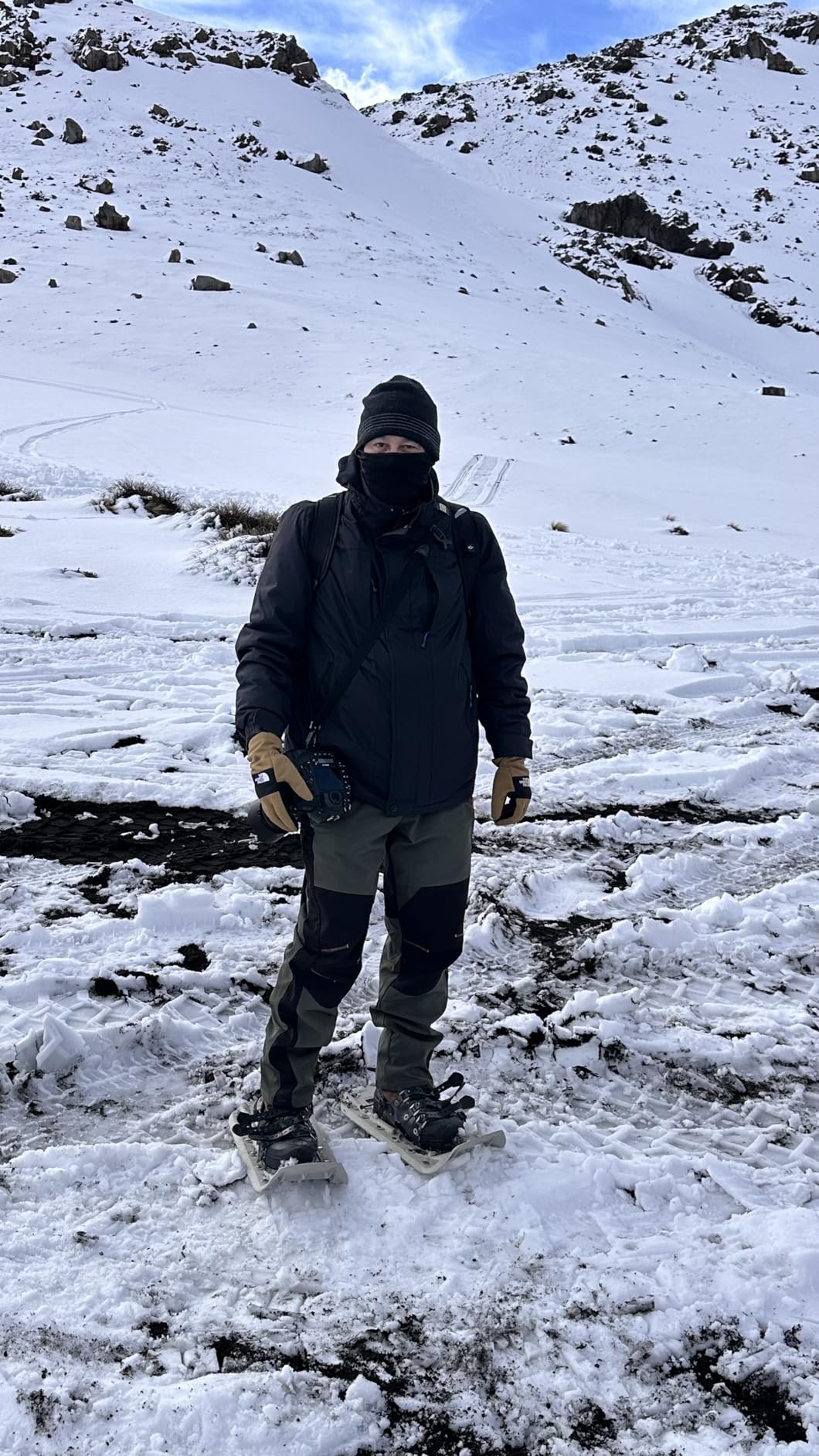 TBMPOY Men's Snow Ski Hiking Pants Waterproof Winter Fleece Lined Pants Camping Skiing Ice Fishing Pants with Belt customer photo 1