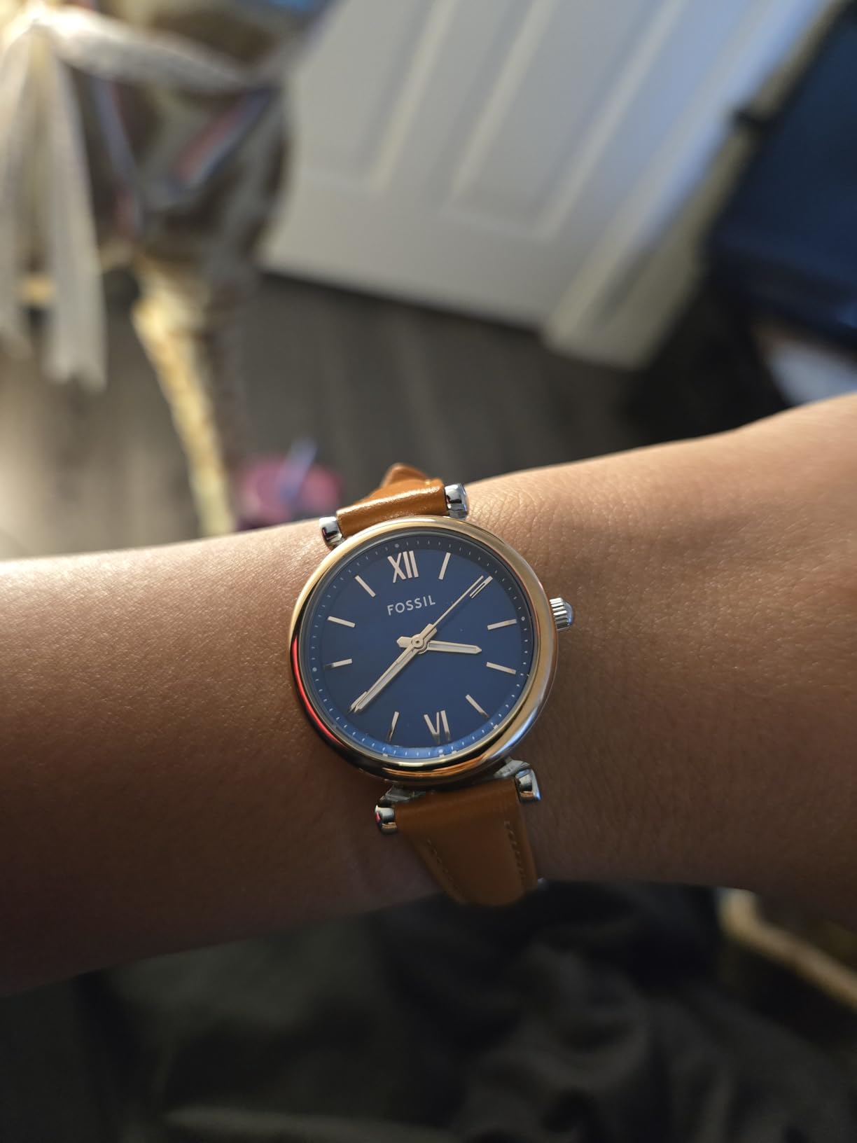 Women's Watch and Bracelet Set, Carlie Three-Hand Stainless Steel Watch for Women and Bracelet Set customer photo 1