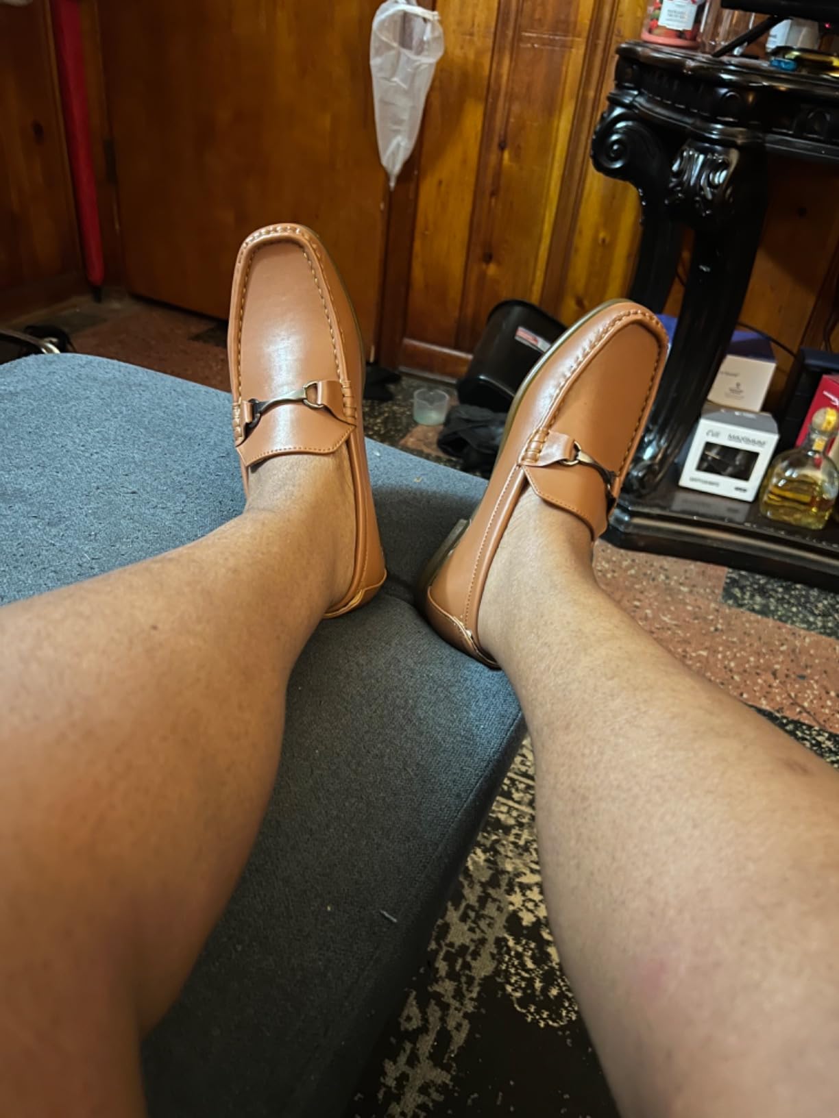 Bruno Marc Men's Dress Loafers Slip on Driving Shoes | Metal Bit Comfortable Casual Footwear Formal Business Office Daily customer photo 1
