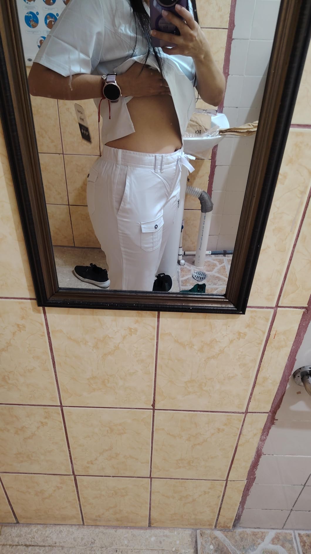 Adar Pro Breakthrough Plus Scrub Set for Women - Enhanced V-Neck Top & Multi Pocket Pants customer photo 1