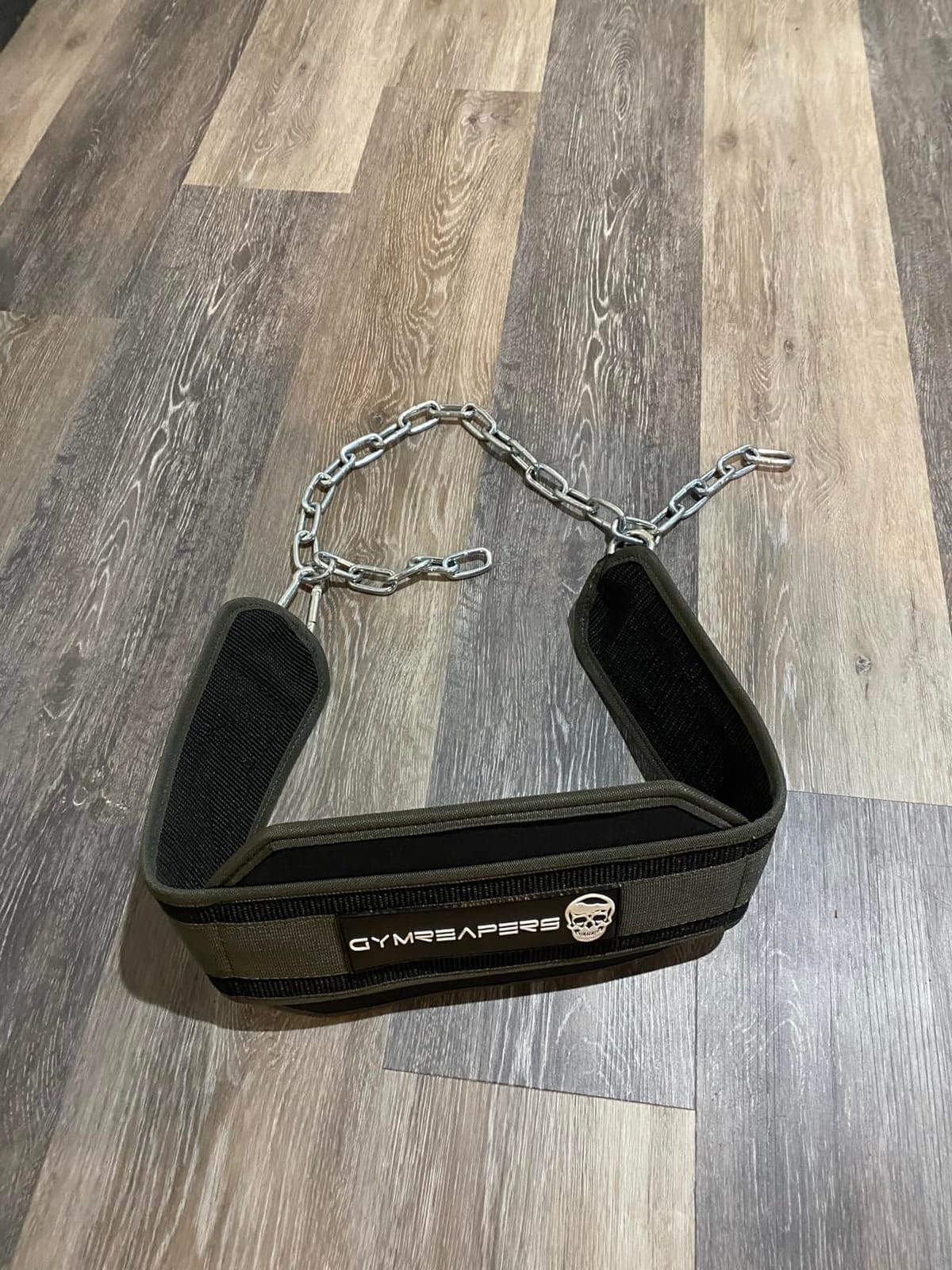 Gymreapers Dip Belt With Chain For Weightlifting, Pull Ups, Dips - Heavy Duty Steel Chain For Added Weight Training customer photo 2