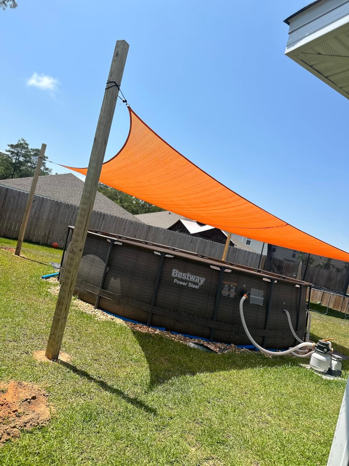 Quictent Sun Shade Sail for Patio w/Hardware Kit 185GSM 20x20ft Brown | Square Outdoor Sunshades UV Block Outside Canopy Cover for Commercial, Backyard, Garden, Deck customer photo 2