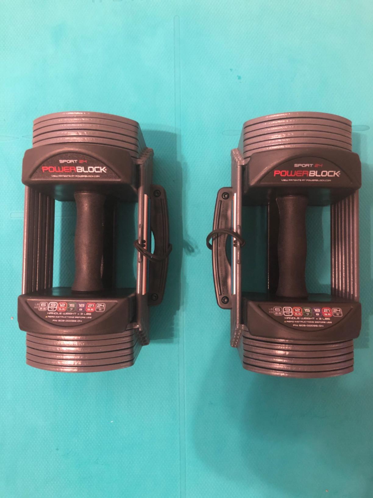 24 lb Sport Dumbbell by PowerBlock (Sold as Pair) customer photo 1