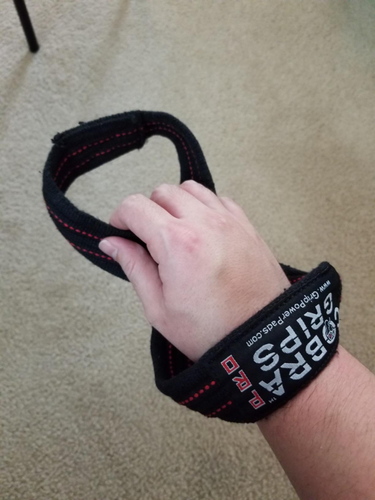 Deadlift Straps Figure 8 Loop Lifting Straps The #1 Choice for Power Lifters weightlifters workout Enthusiasts customer photo 1