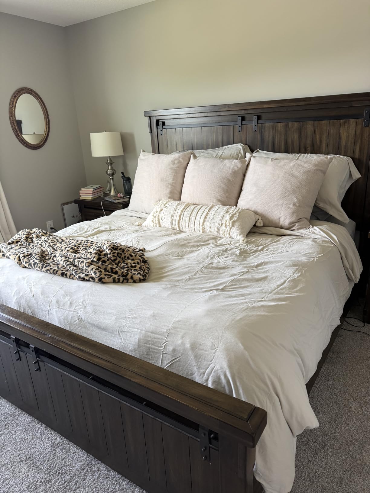 Serta Goose Feather Down Fiber Comforter Queen Size - 100% Cotton Cover Duvet Insert - Hotel Luxury Hypoallergenic Bedding Comforter Extra Warmth 90 x 90 Inch White customer photo 1