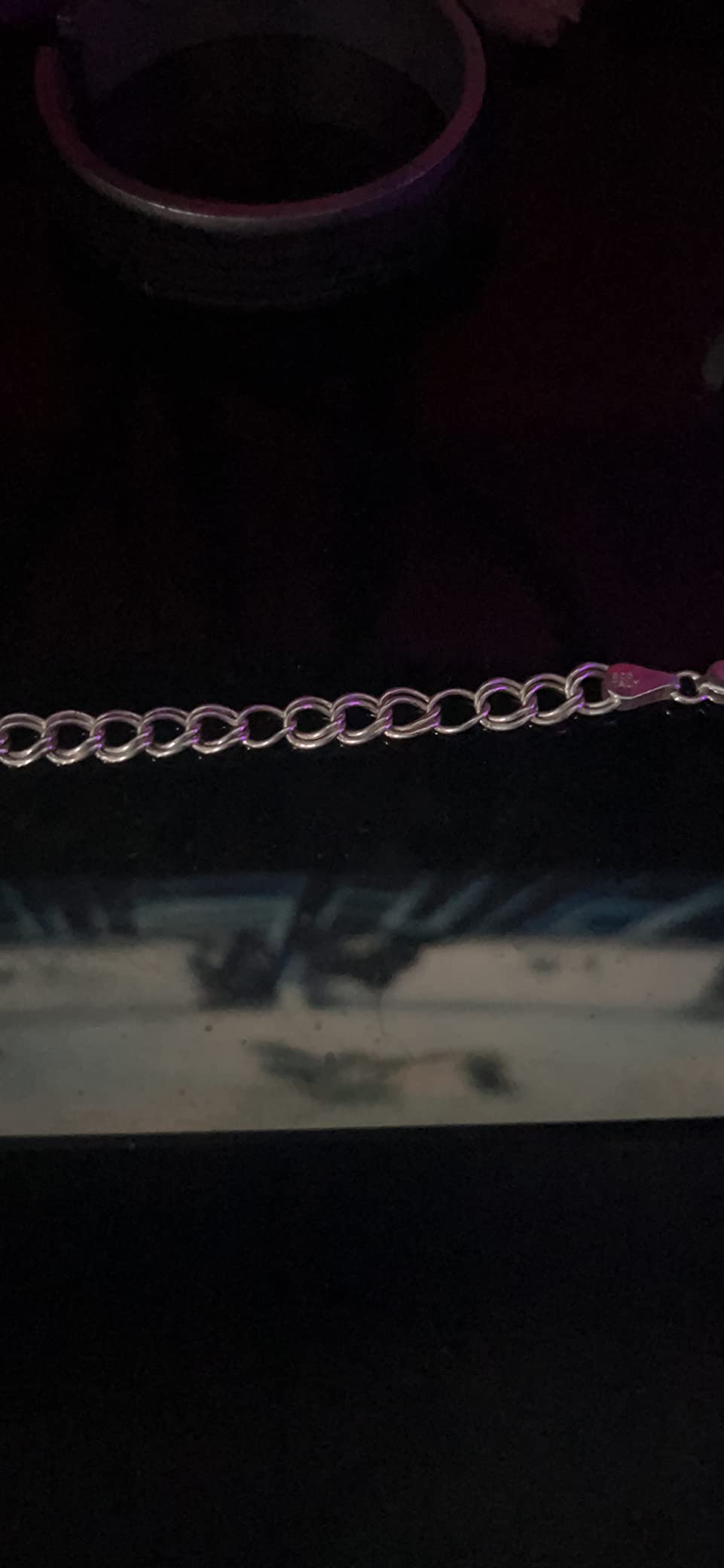 Miabella 925 Sterling Silver Italian Double Curb Charm Link Bracelet customer photo 1