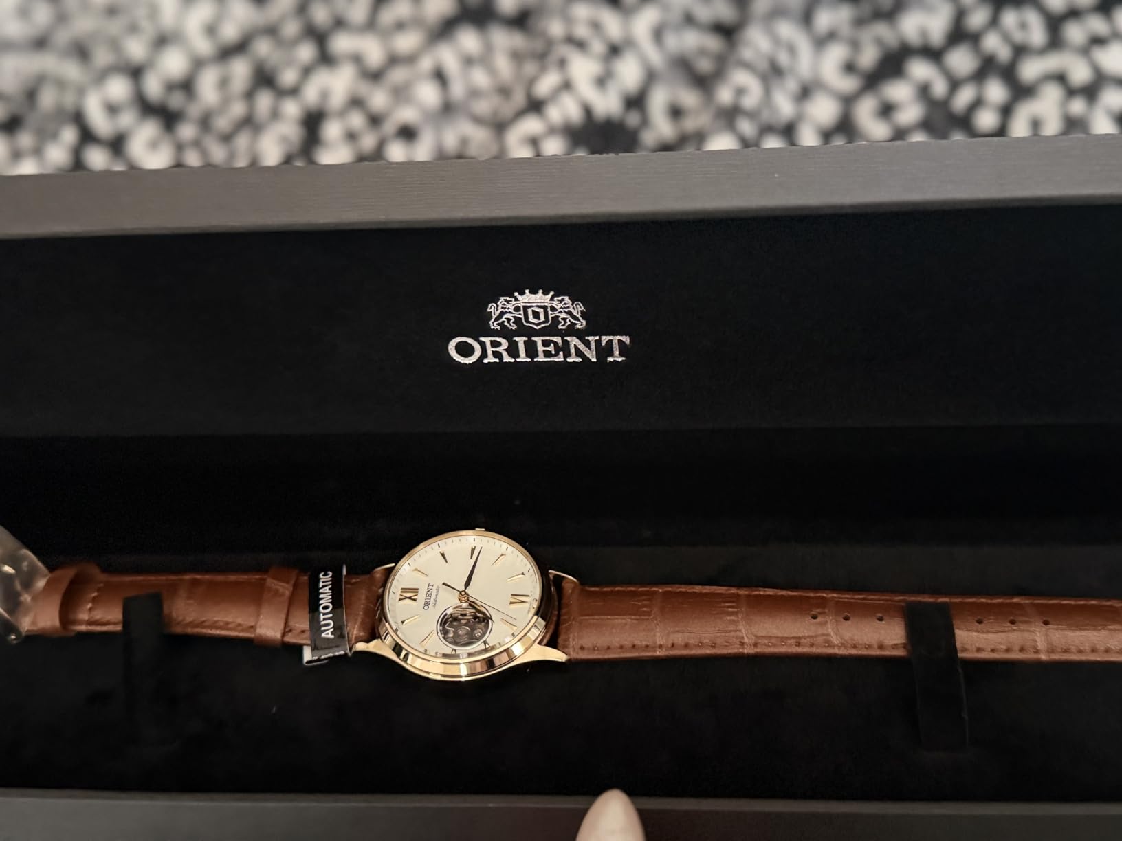 RN-AG0728S Women's Automatic Watch, Mechanical, Open Heart, White Dial, Classic Ladies Watch customer photo 2