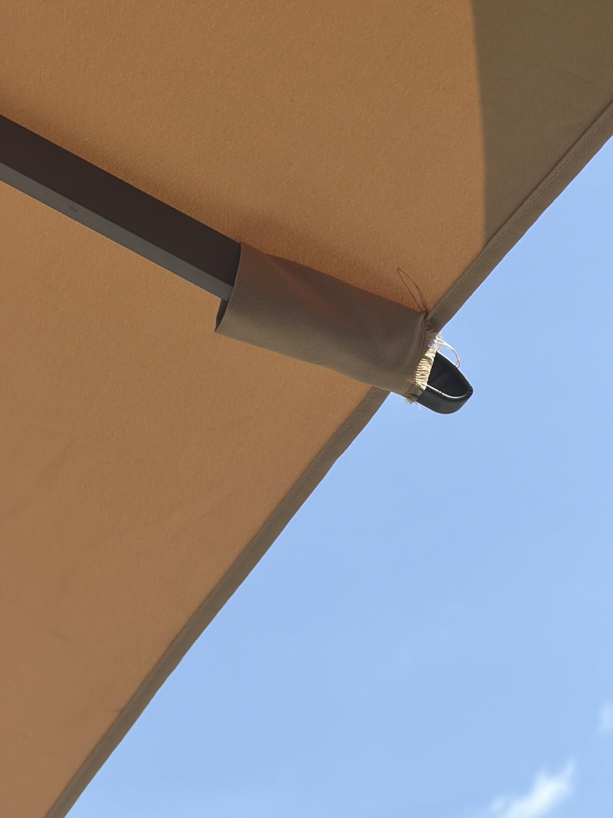 Sunnyglade 10x13Ft Cantilever Patio Umbrella Rectangular Deluxe Offset Tan customer photo 2