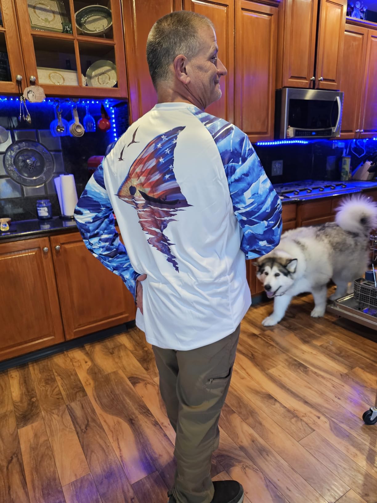 Palmyth Fishing Shirts for Men Long Sleeve UPF 50+ Quick-Dry T-Shirts customer photo 2