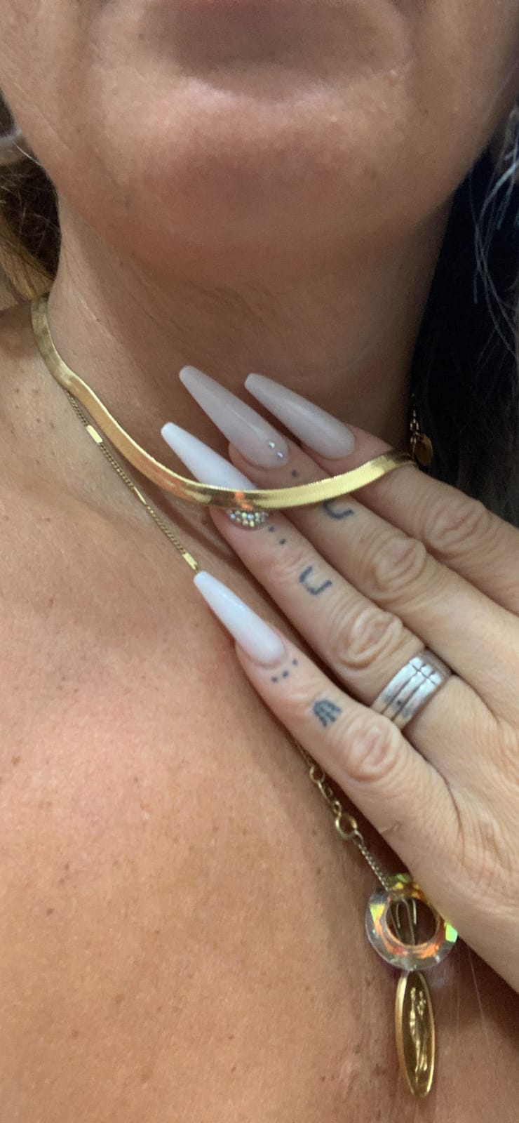 LIFETIME JEWELRY 5mm Flexible Gold Herringbone Necklace for Women & Men - 24k Real Gold Plated Chain - with Lifetime Replacement customer photo 1