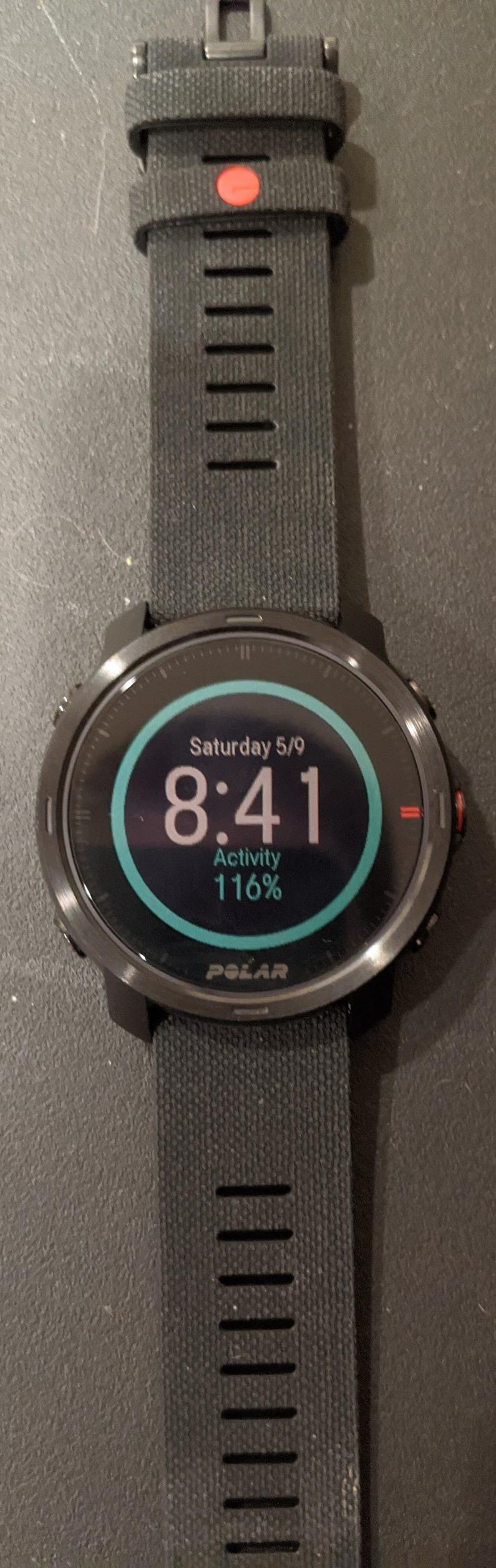 POLAR Grit X - Rugged Multisport GPS Smart Watch - Ultra-Long Battery Life, Wrist-Based Heart Rate, Military-Level Durability, Sleep and Recovery, Navigation - Trail Running, Mountain Biking, Black customer photo 2